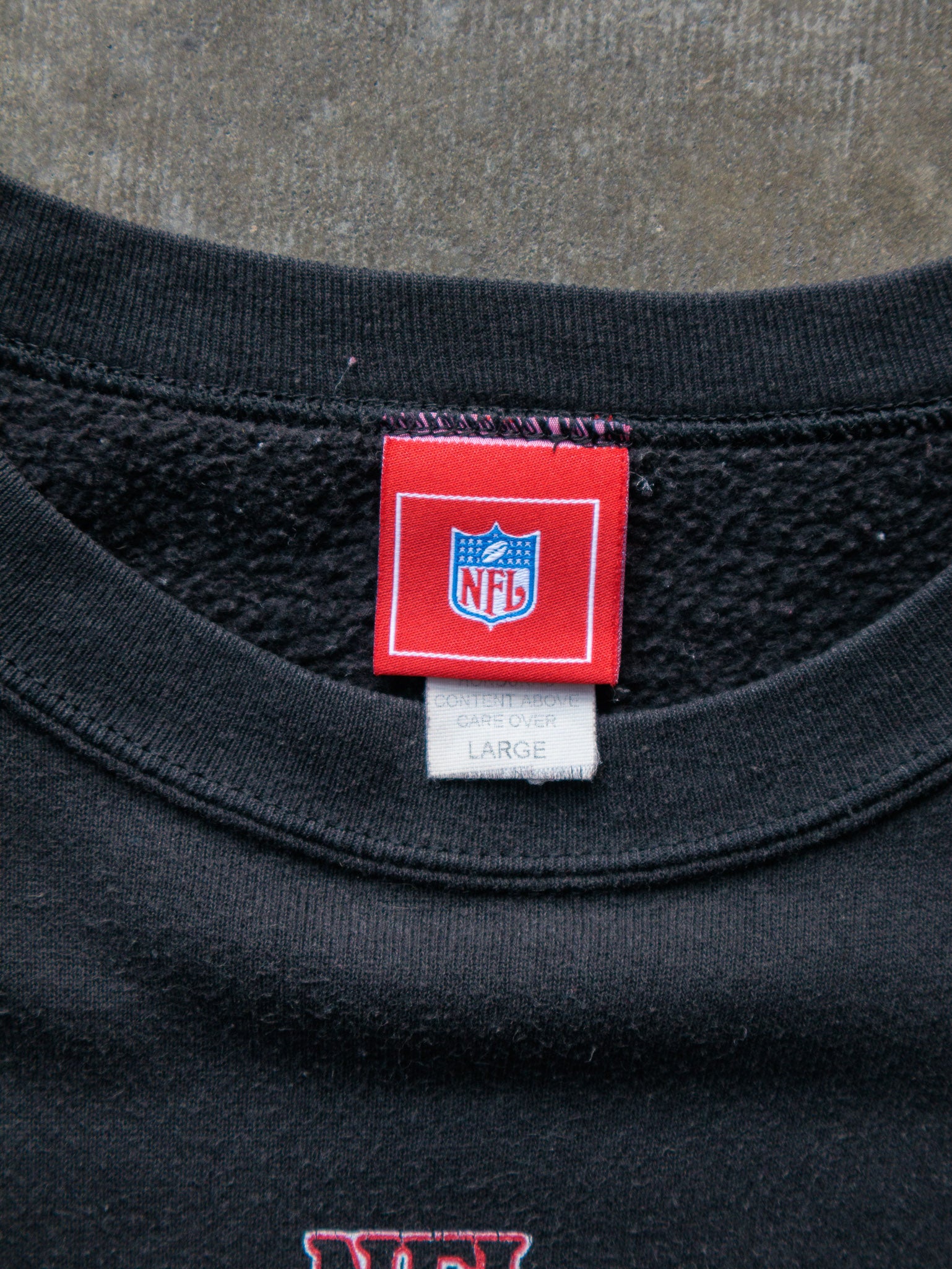Vintage 90s Black Kansas City Chiefs Sweatshirt (L)