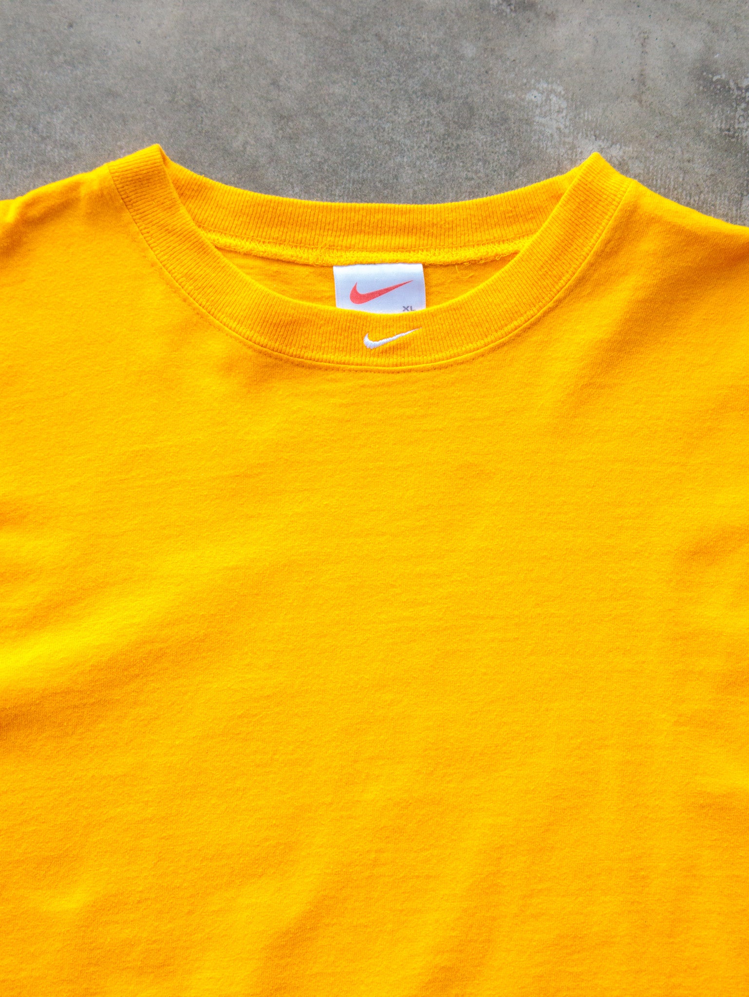 Vintage 00s Yellow Nike Tank Top (XL)