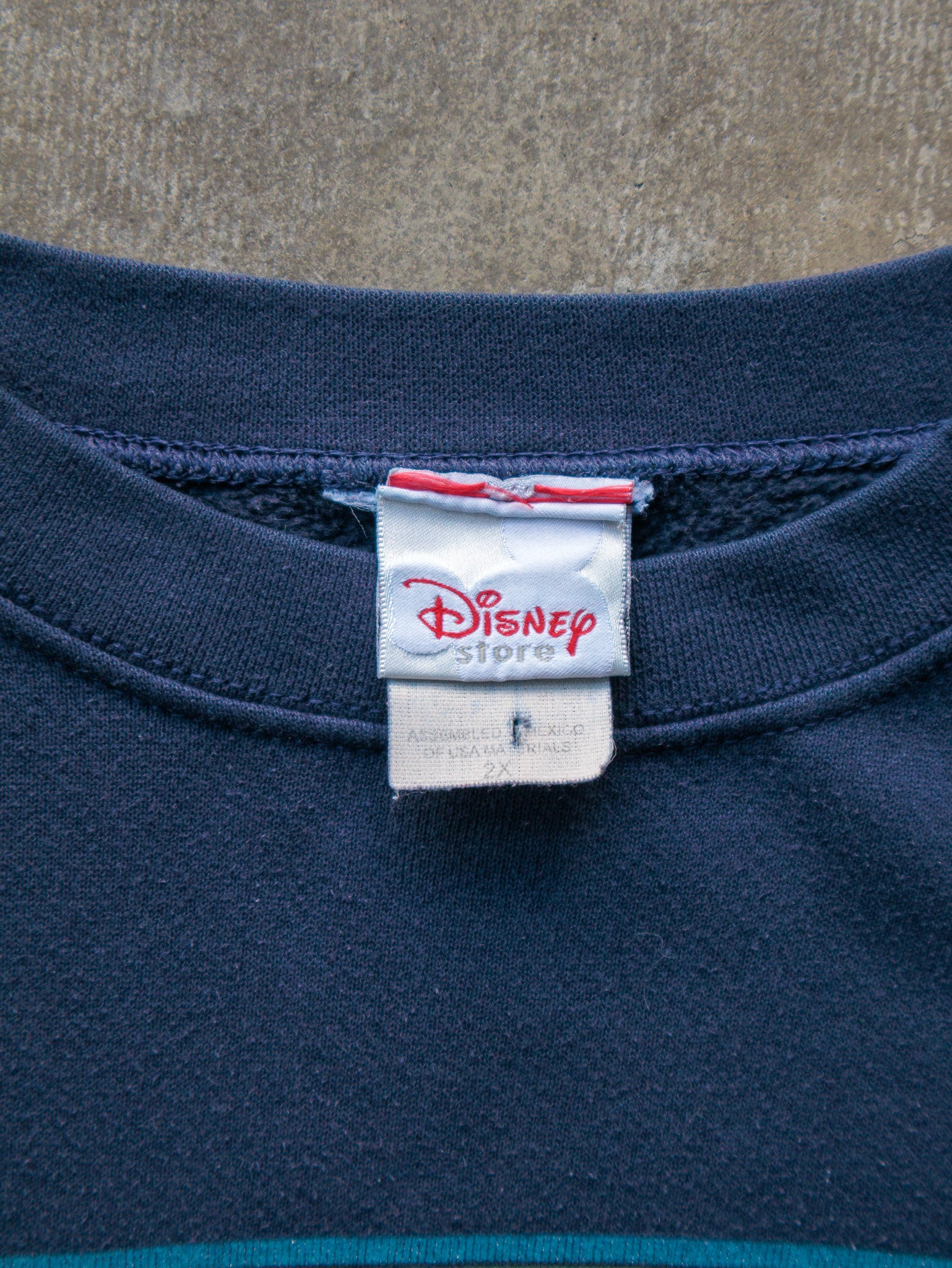 Vintage 90s Navy Disney Eeyore Sweatshirt (2XL)