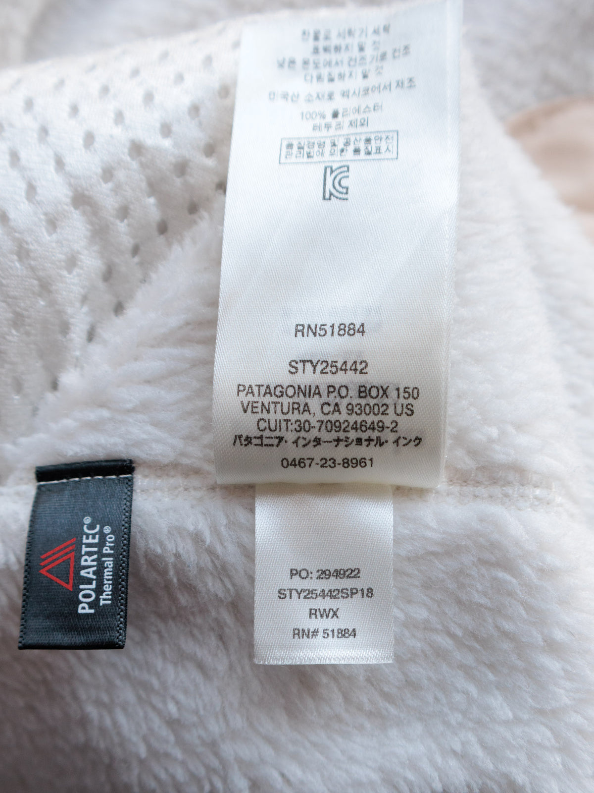 Vintage White Patagonia Snap-T Fleece Quarter Zip (S)