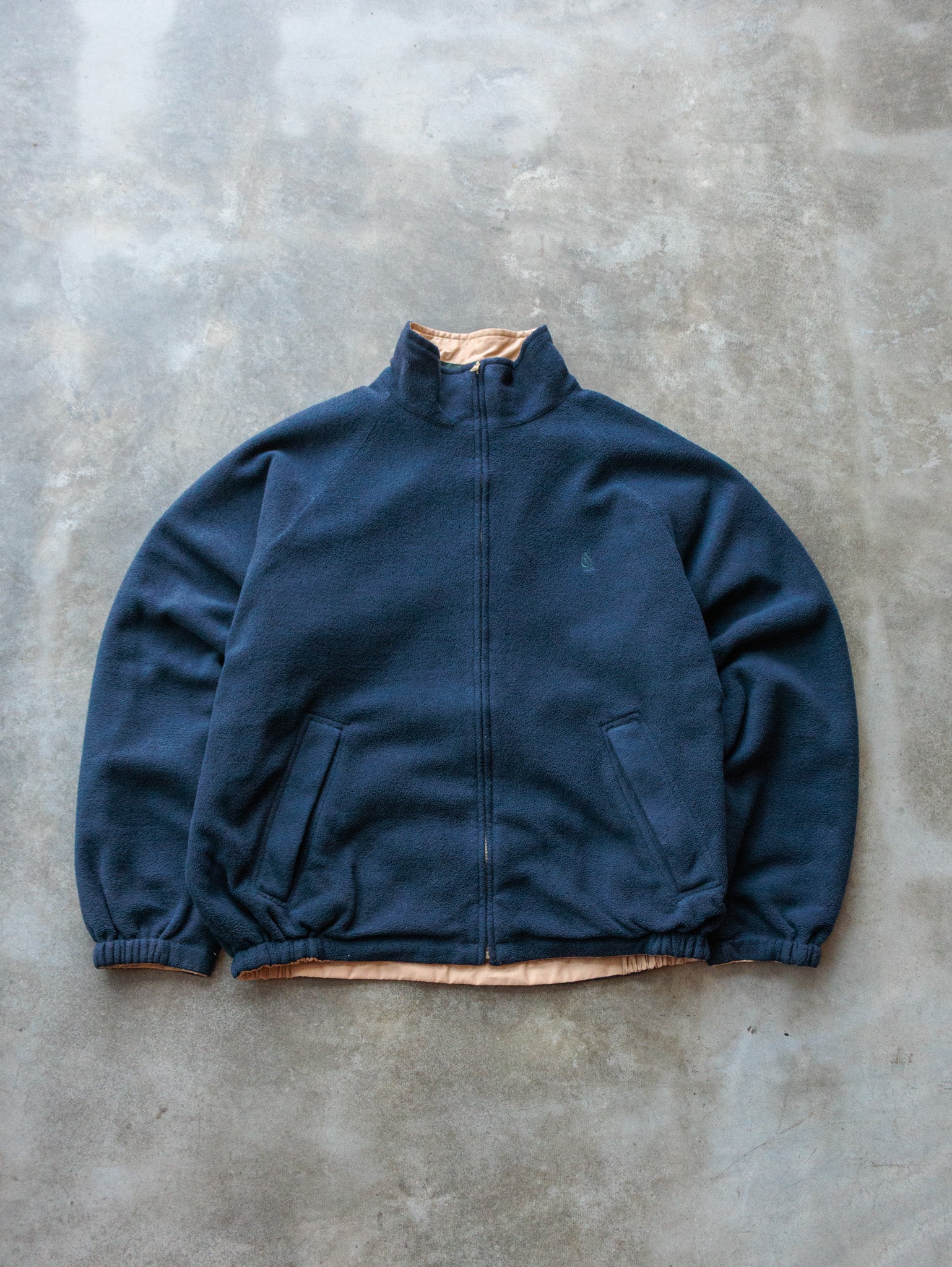 Vintage 90s Navy & Beige Reversible Nautica Jacket (2XL)