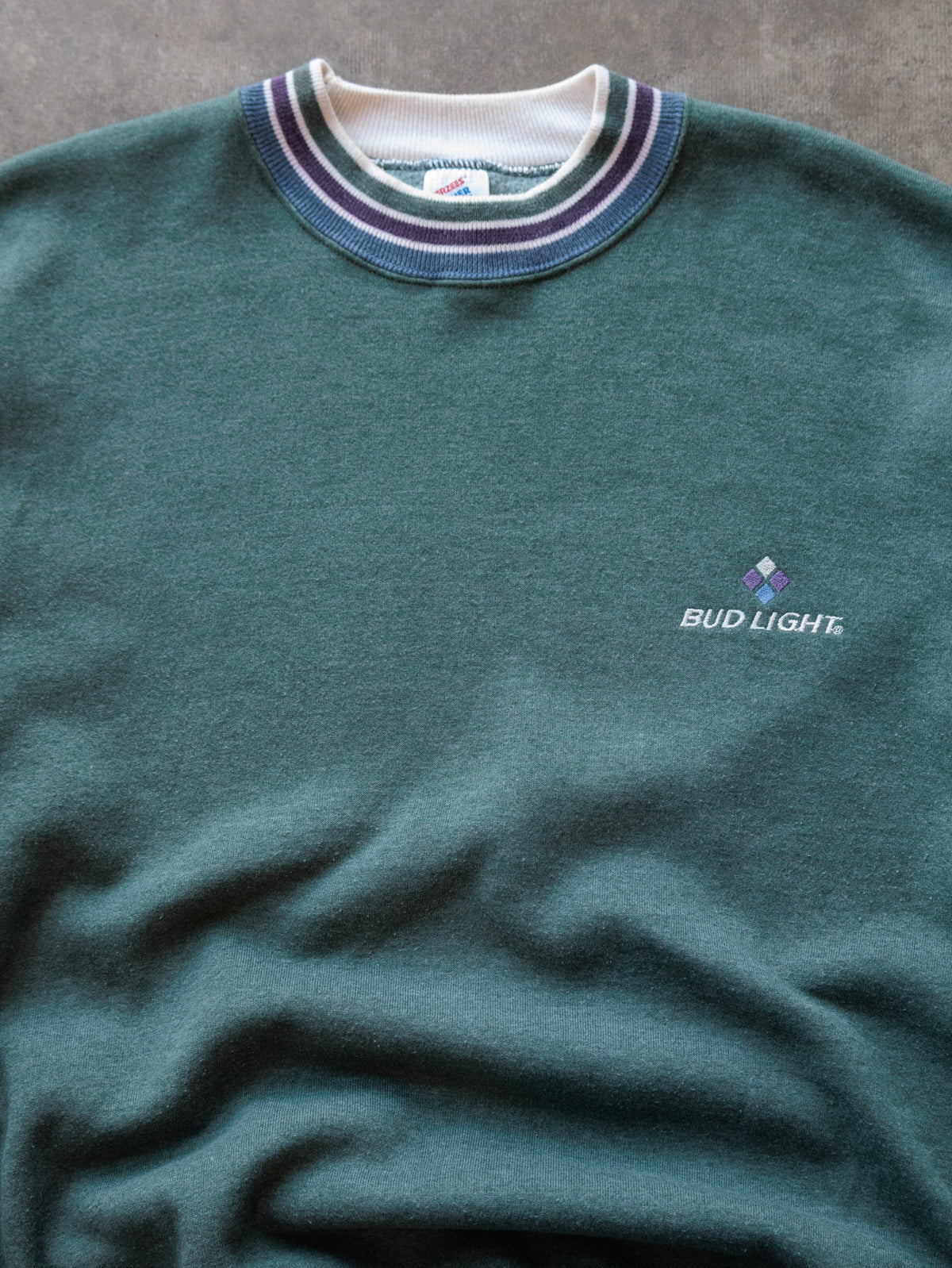 Vintage 90s Green Bud Light Sweatshirt (XL)