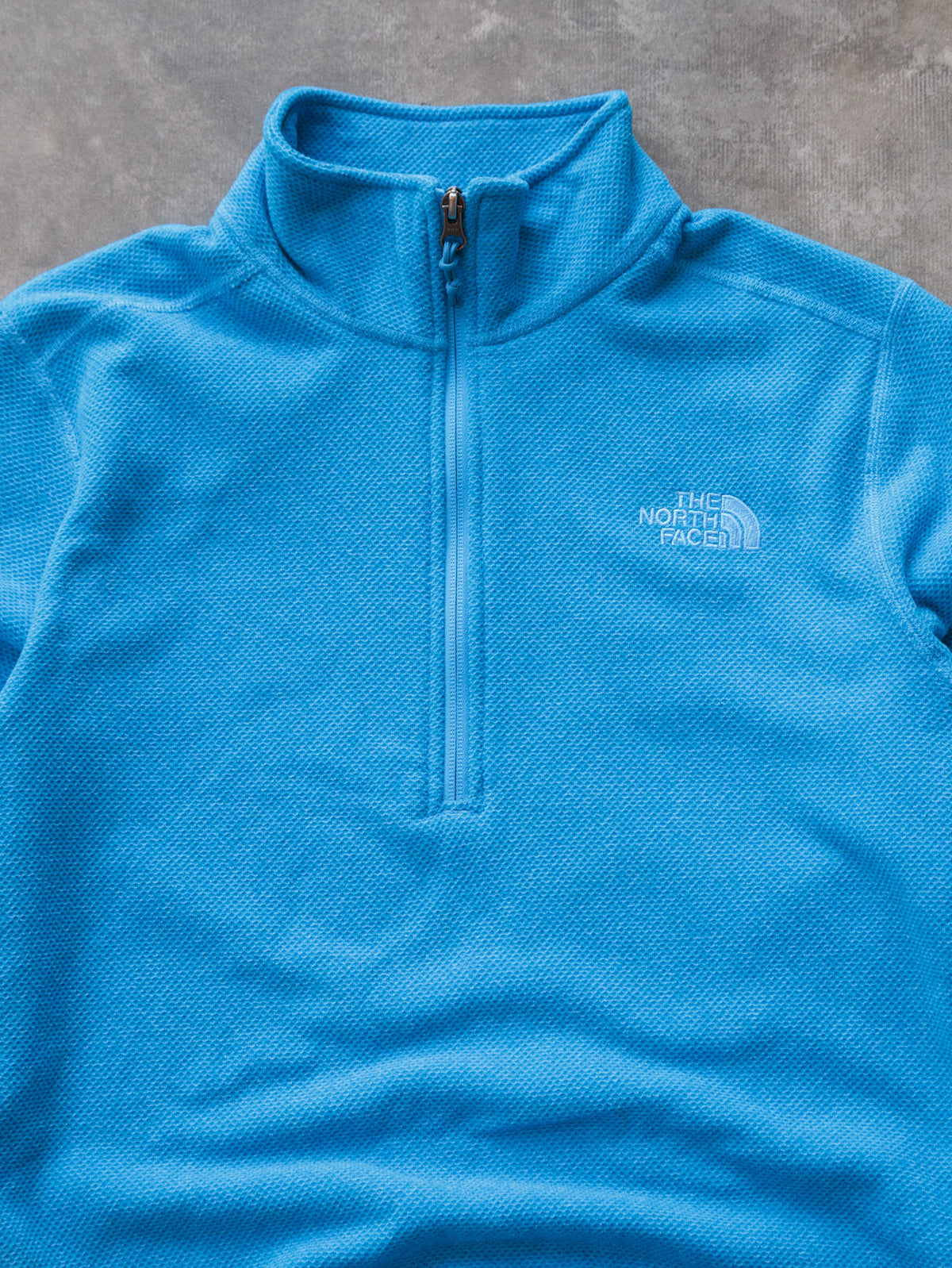 Vintage Blue The North Face Fleece Quarter Zip (S)