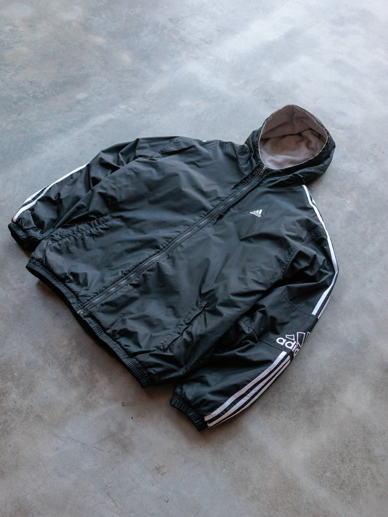 Vintage 00s Black Adidas Jacket (L)