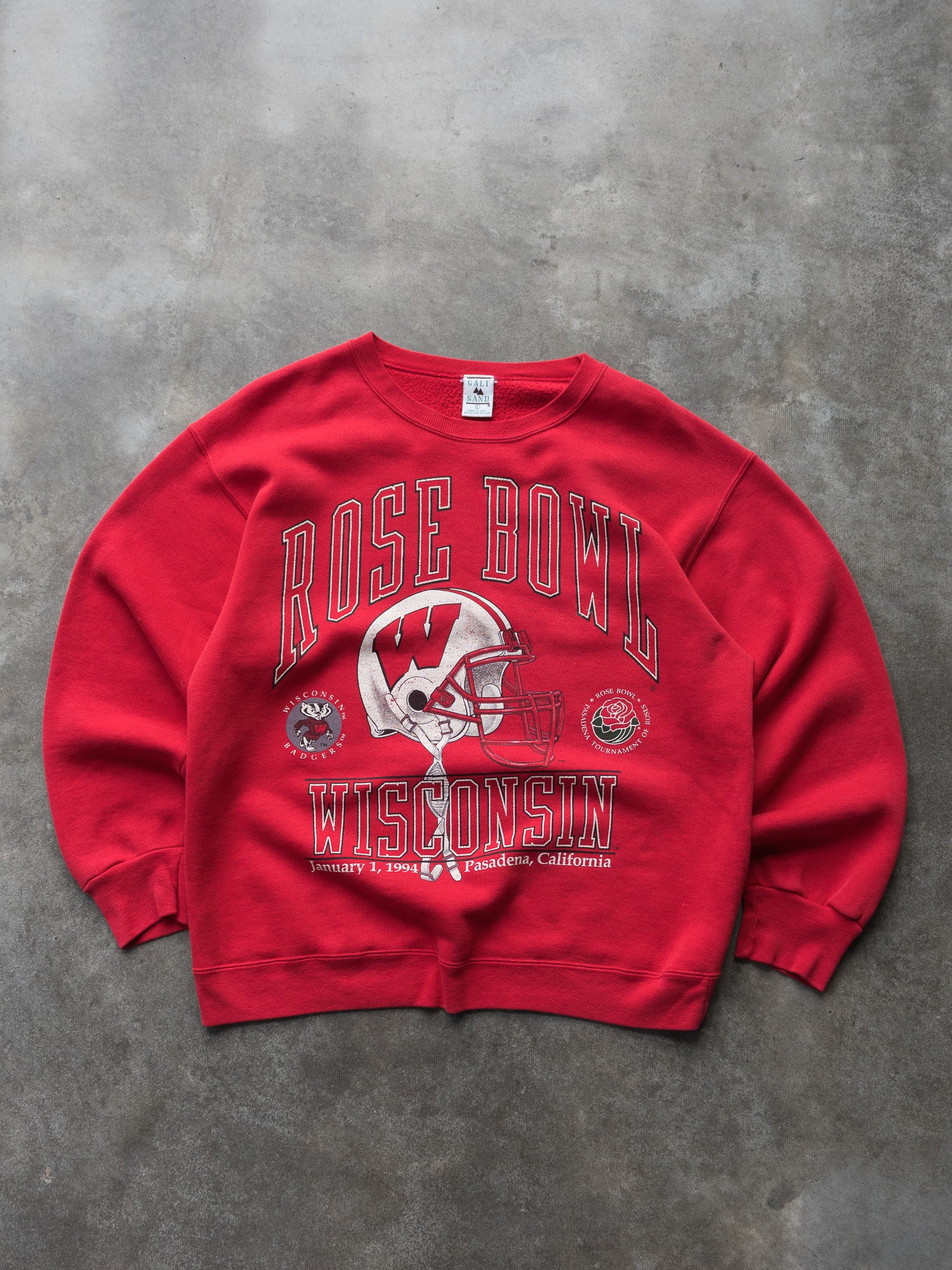 Vintage 1994 Wisconsin Badgers Rose Bowl Sweatshirt (L)