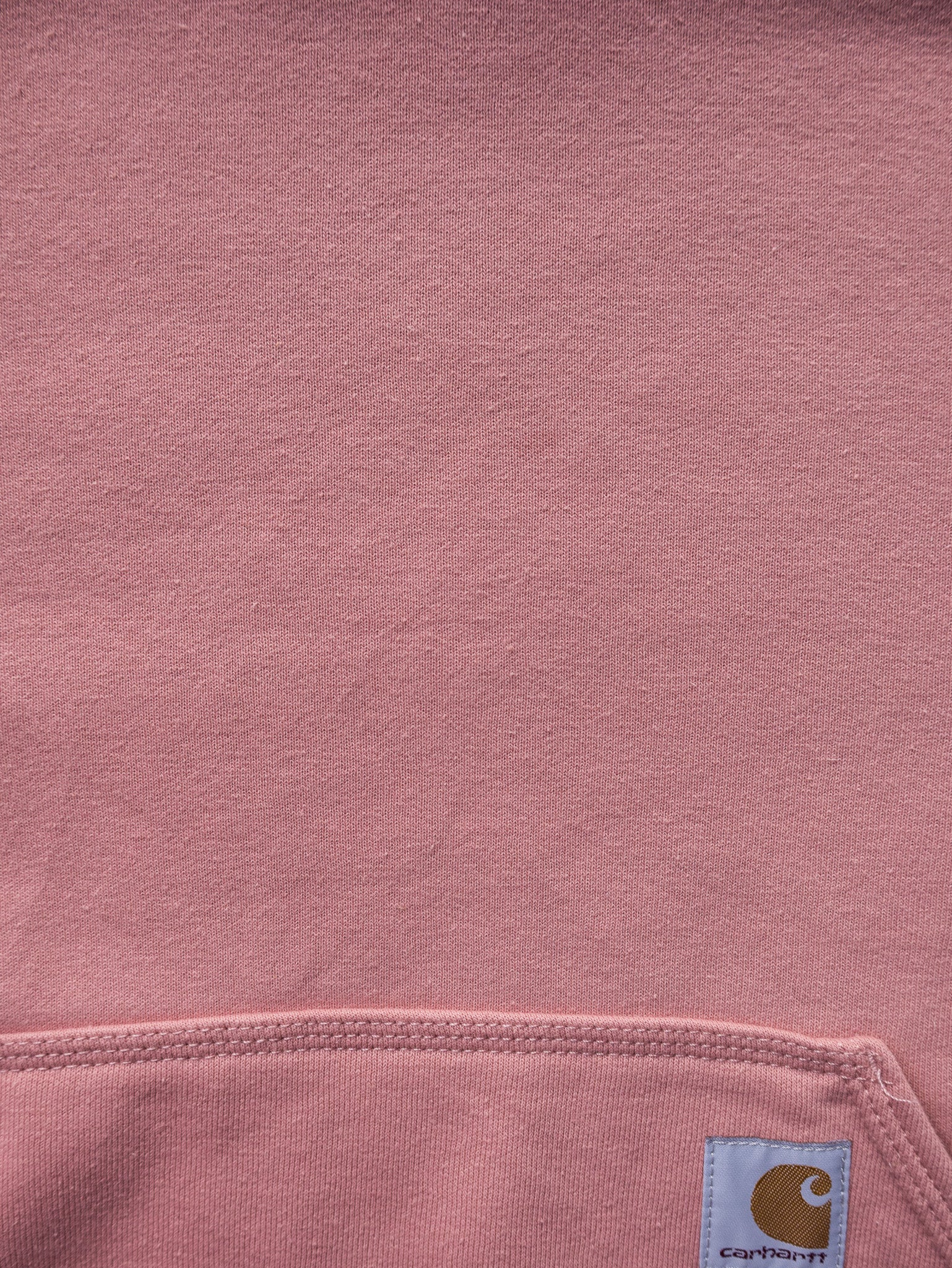 Vintage Pink Carhartt Spell Out Hoodie (S)