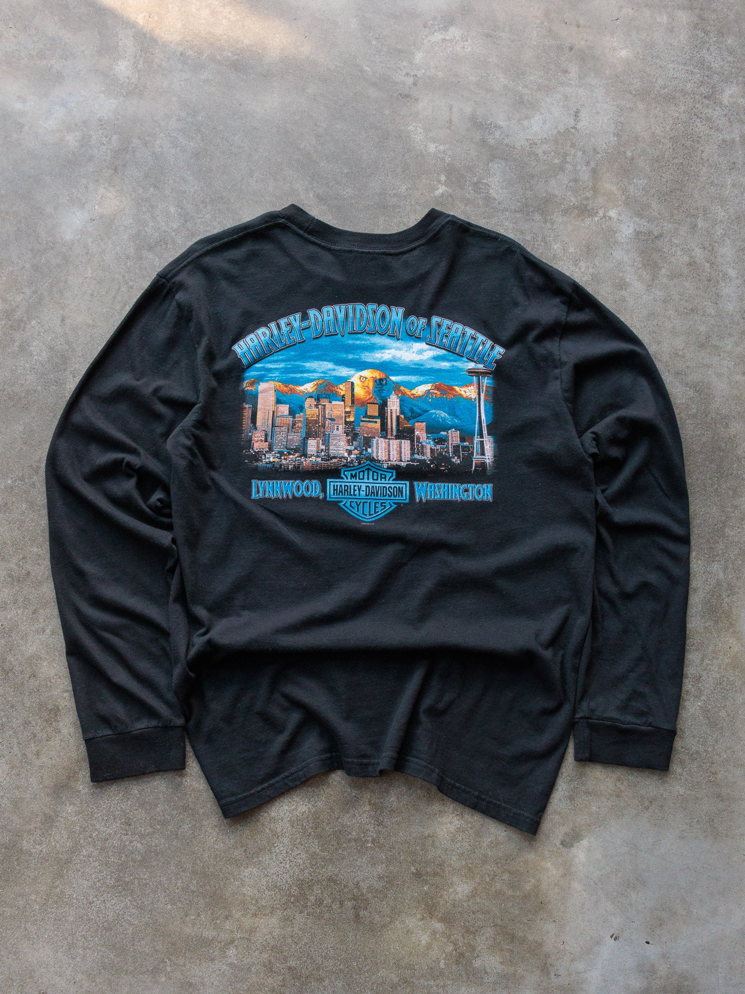 Vintage 2009 Harley-Davidson Lynnwood Washington Long Sleeve (L)