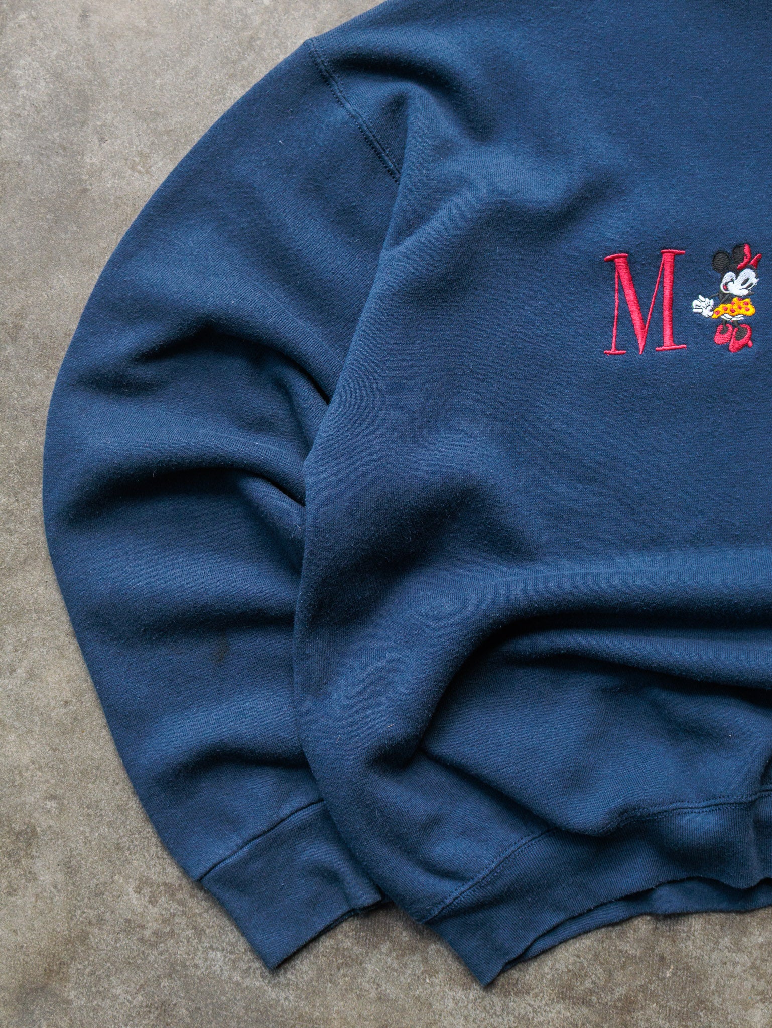 Vintage 90s Navy Minnie Mouse Sweatshirt (XL)