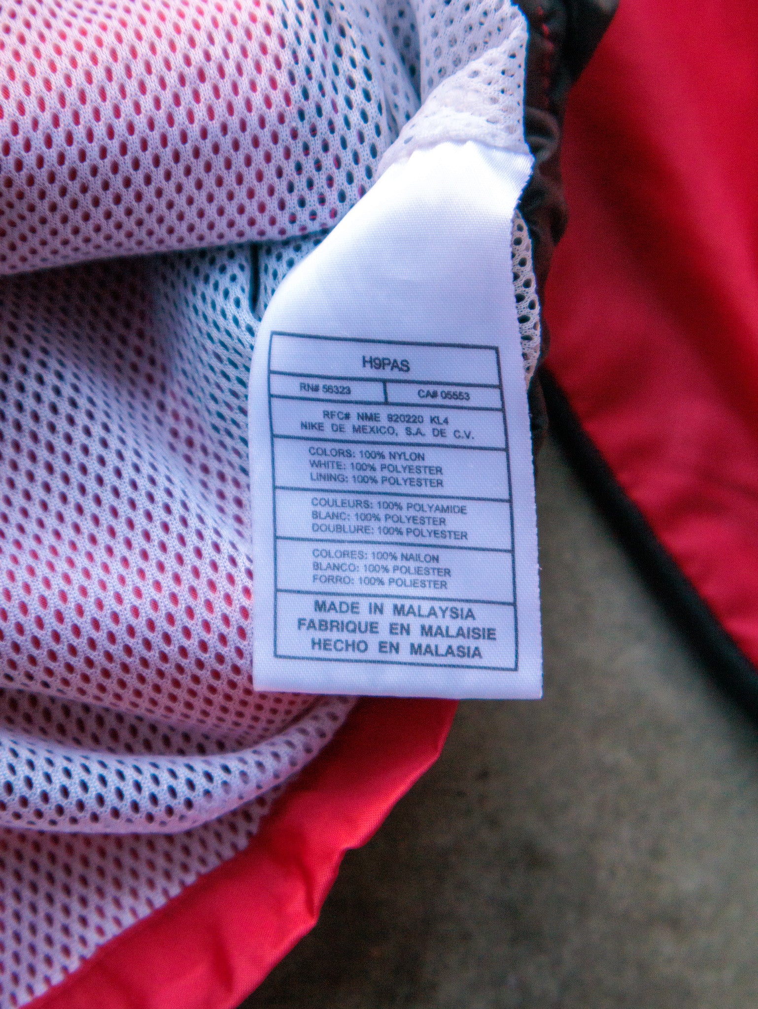 Vintage 00s Red & Black Nike Jacket (L)
