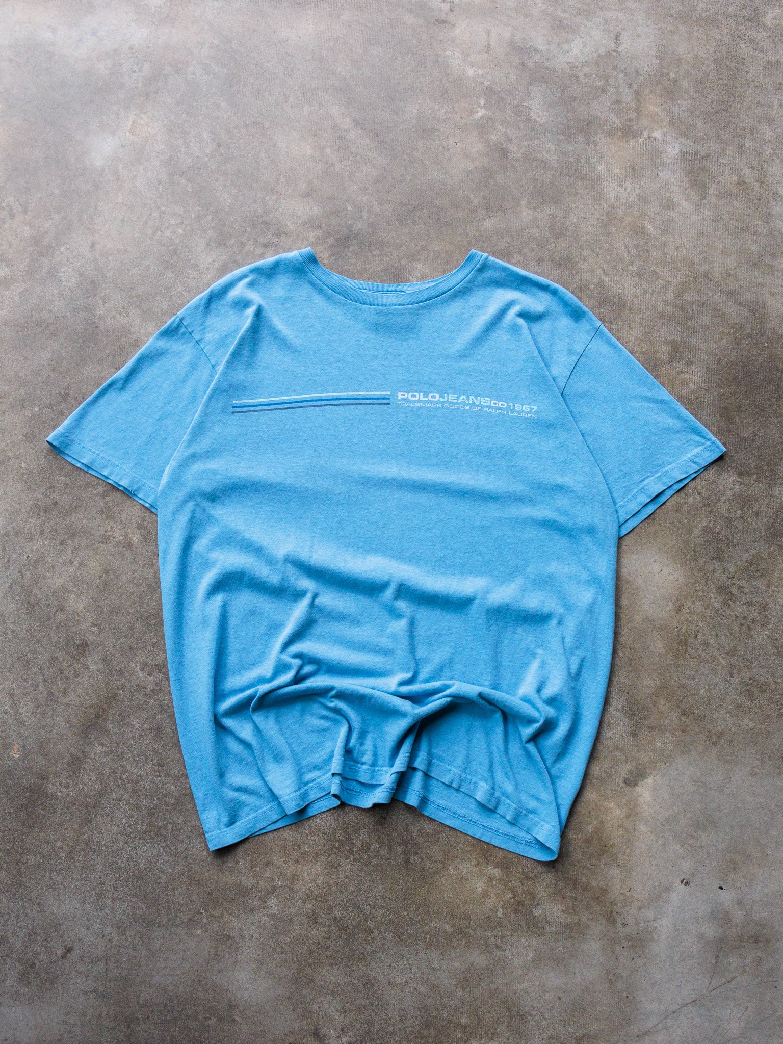 Vintage 00s Blue Polo Ralph Lauren Tee (S)