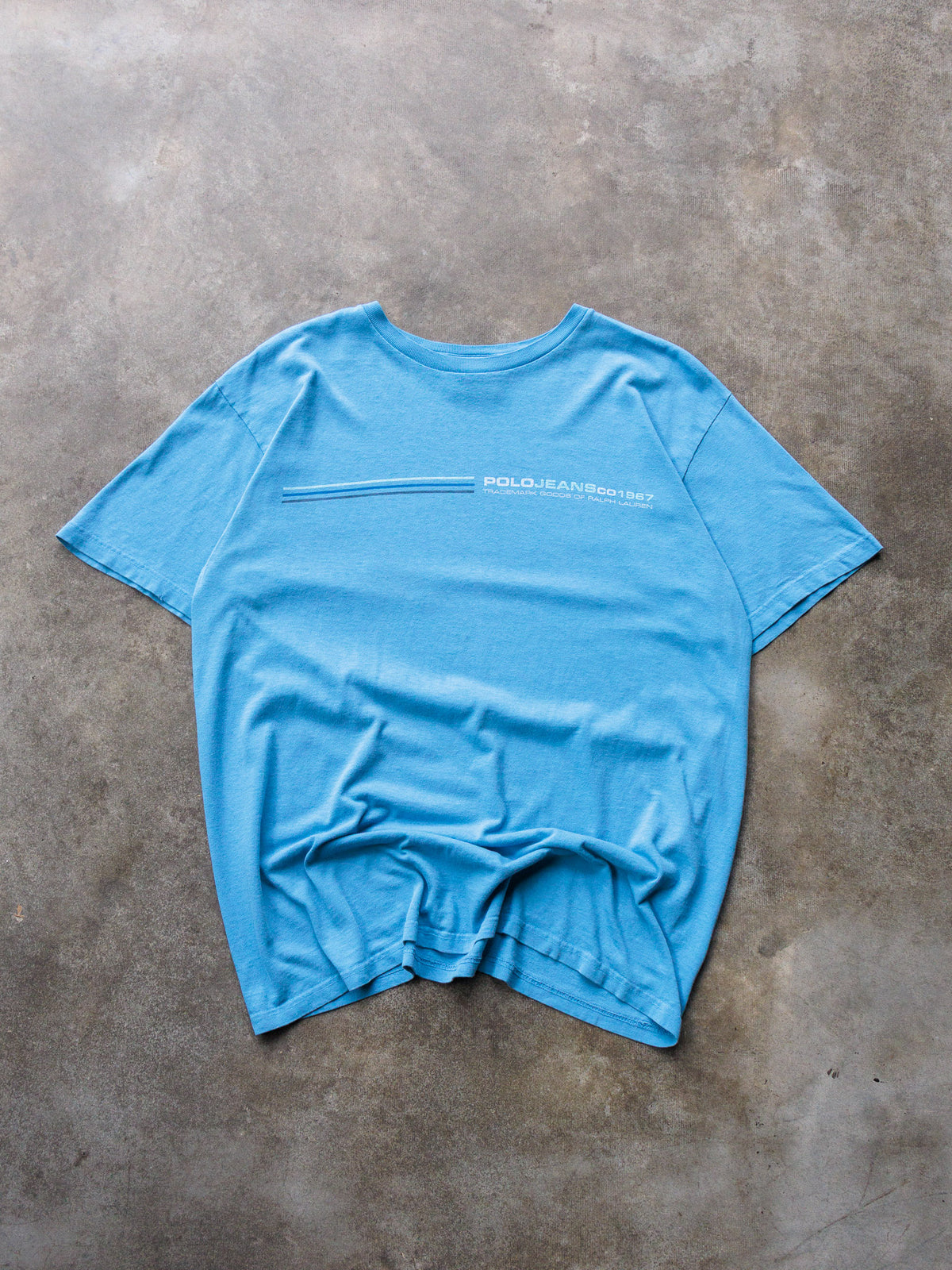 Vintage 00s Blue Polo Ralph Lauren Tee (S)