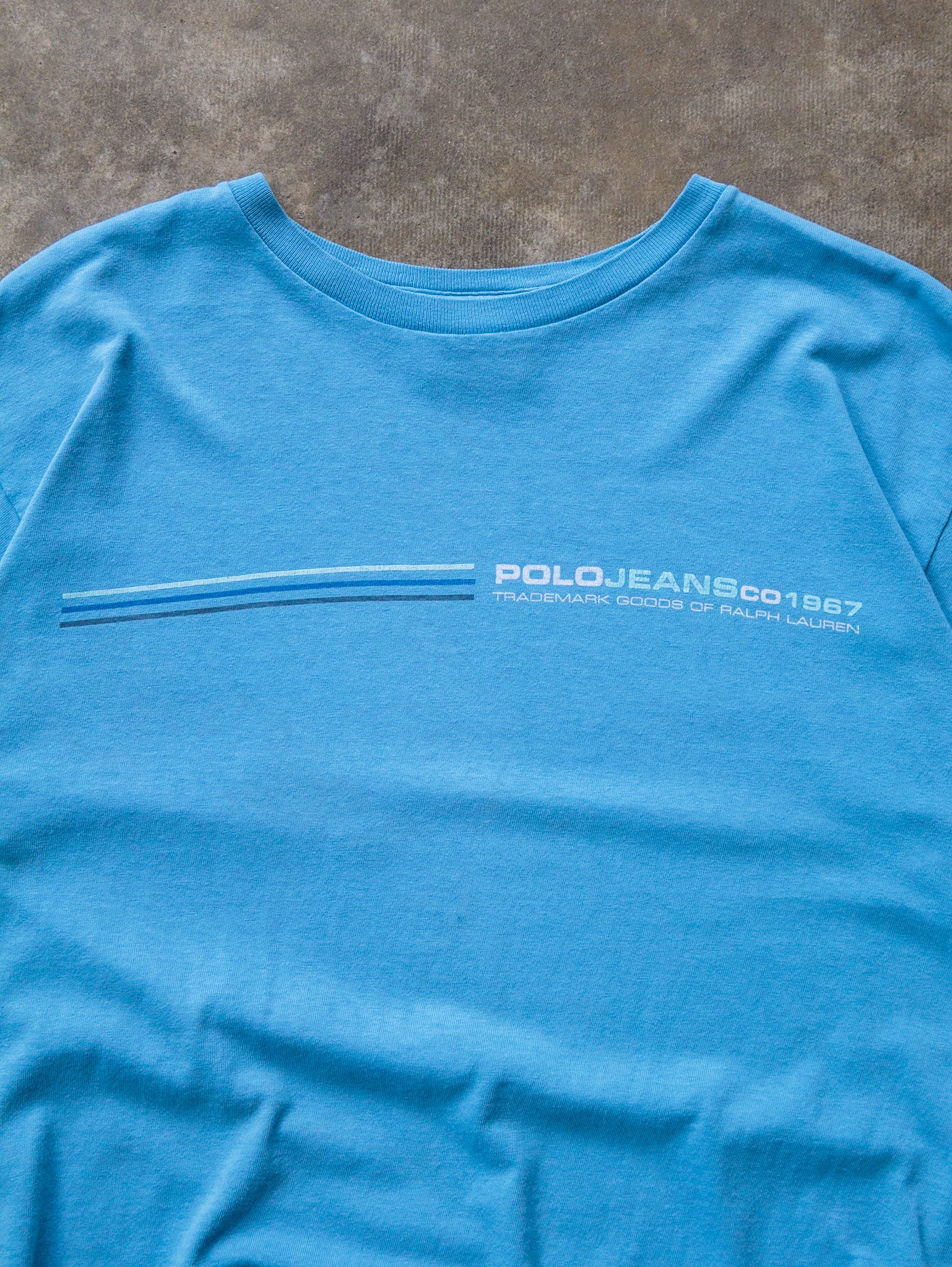 Vintage 00s Blue Polo Ralph Lauren Tee (S)
