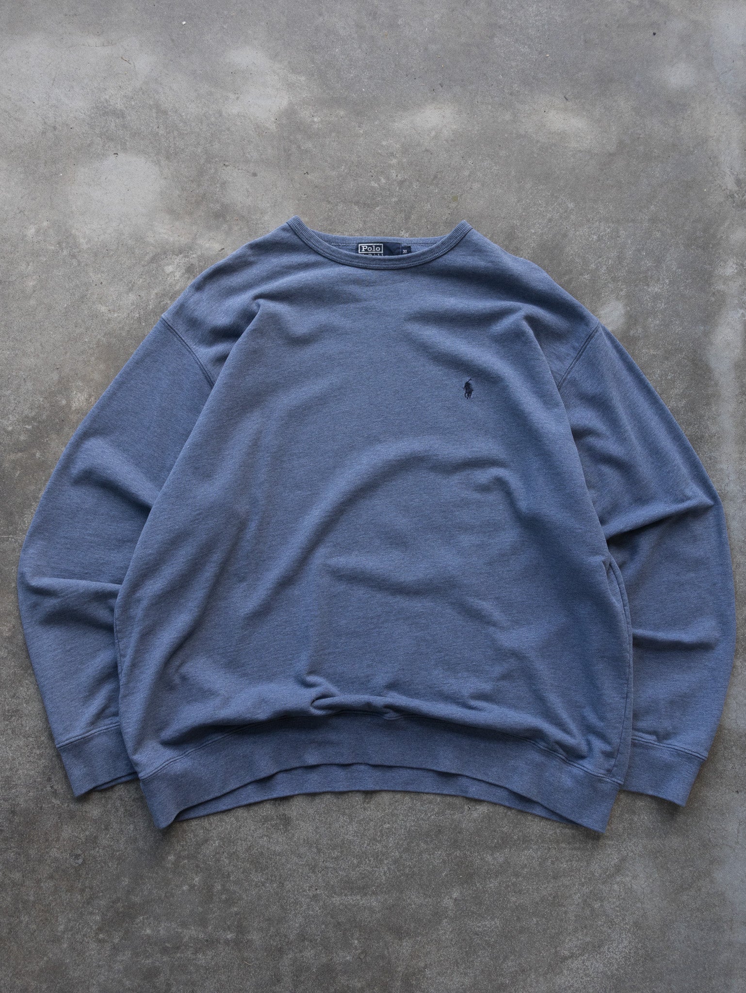 Vintage Ralph Lauren Slate Blue Sweatshirt (2XL)