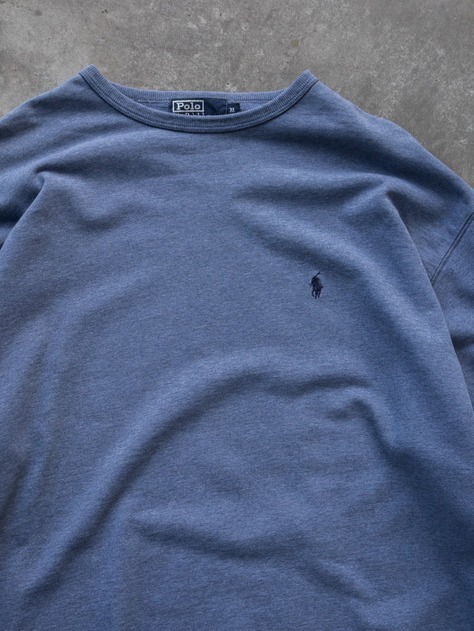 Vintage Ralph Lauren Slate Blue Sweatshirt (2XL)