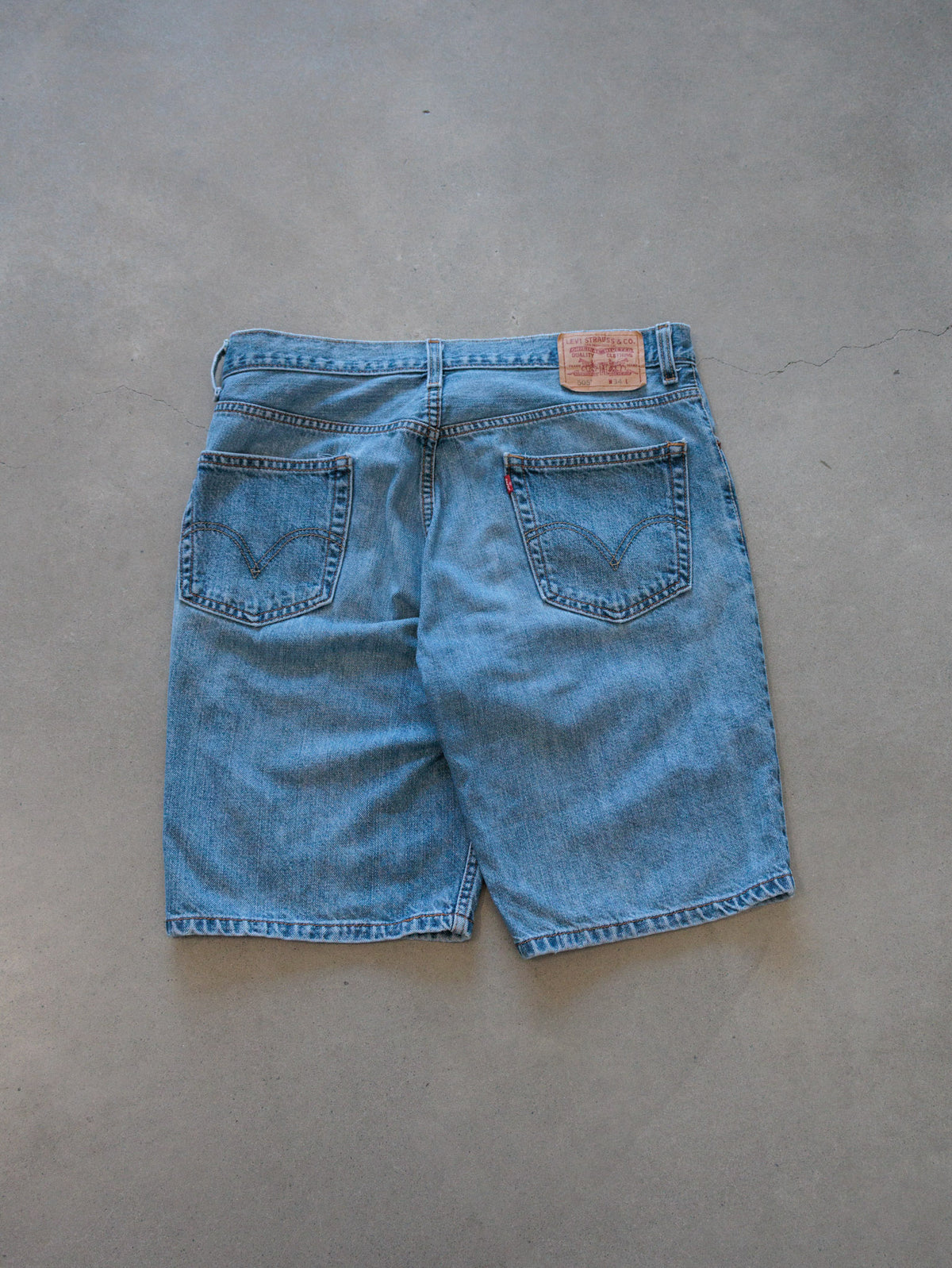 Vintage Blue Levi's 505 Shorts (W34)