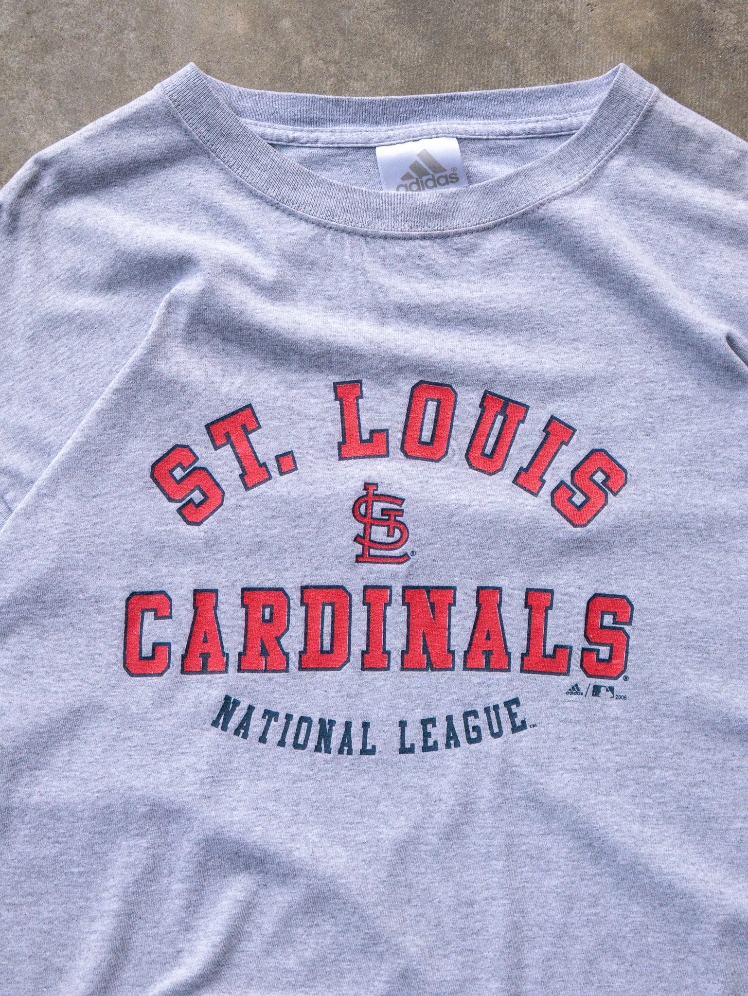 Vintage 2006 Grey Adidas St. Louis Cardinals Tee (M)