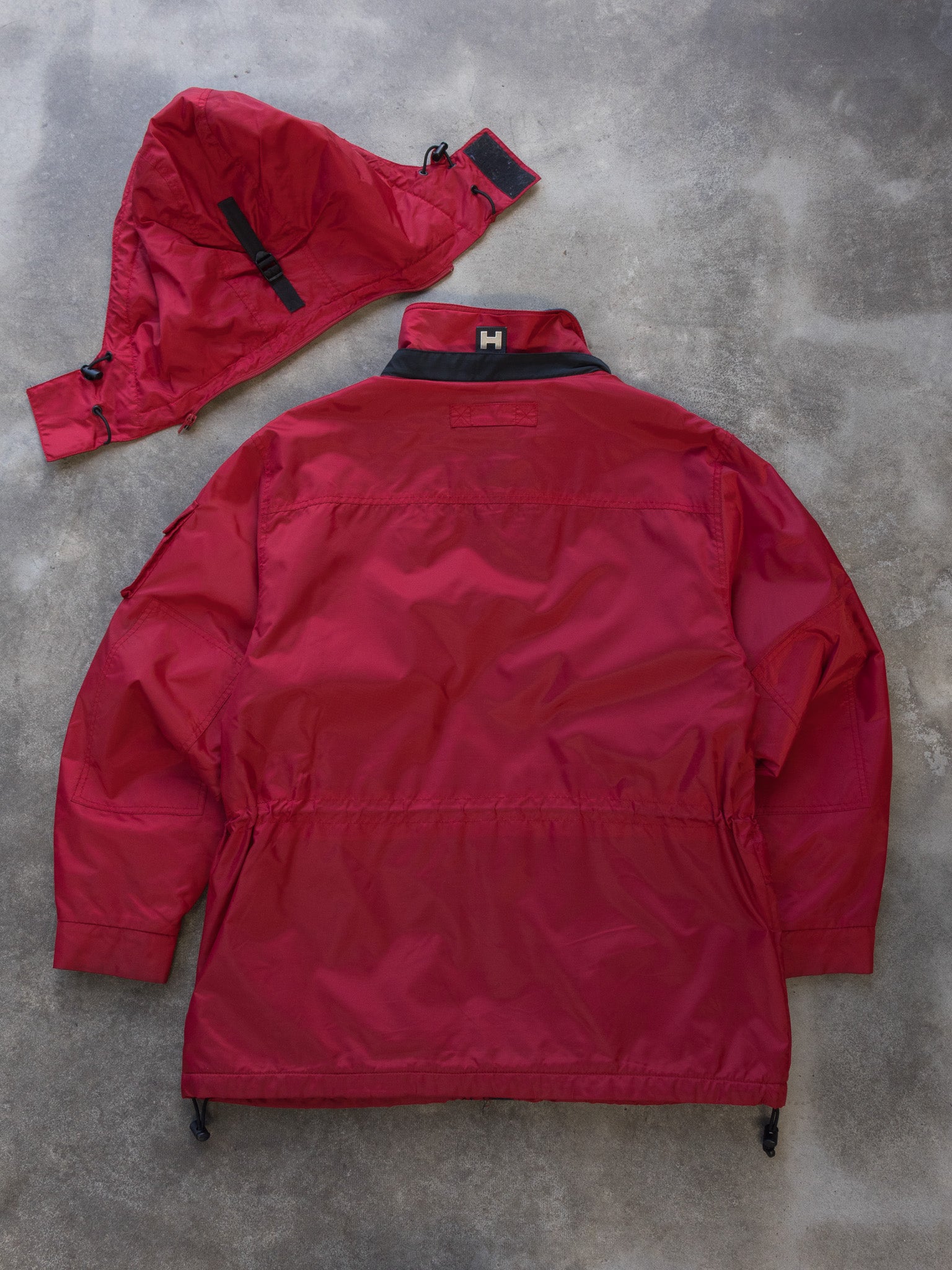 Vintage Red Tommy Hilfiger Utility Jacket (M)