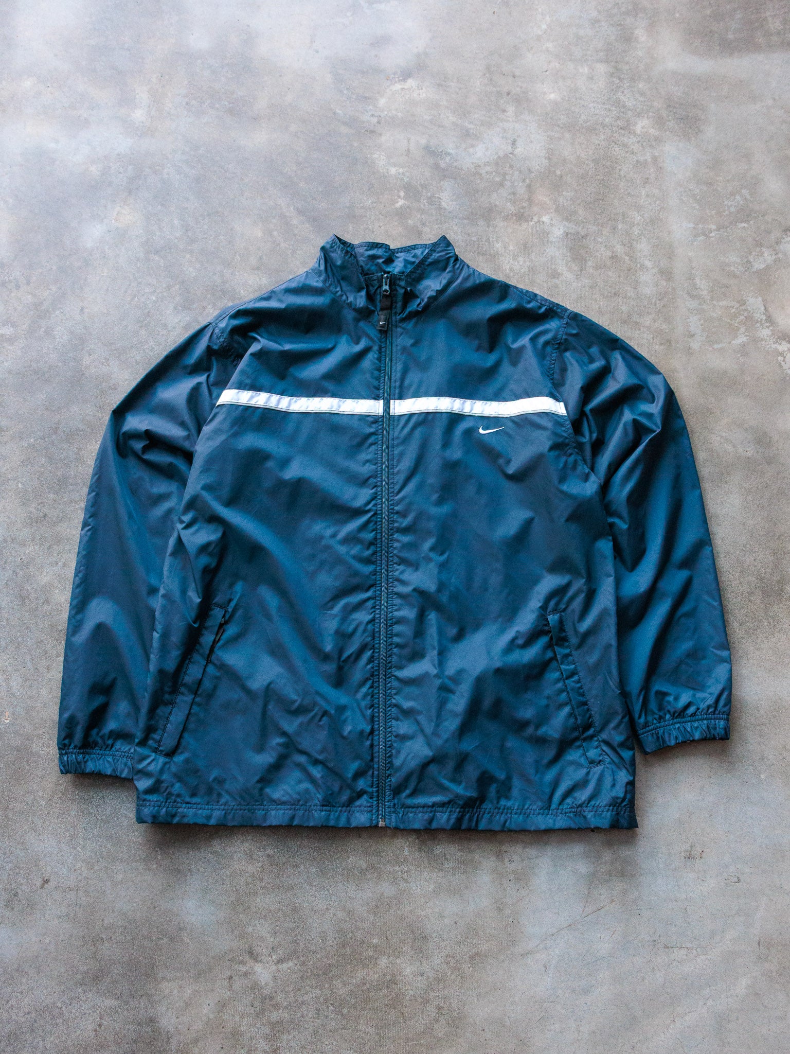 Vintage 00s Teal Nike Windbreaker Jacket (XL)