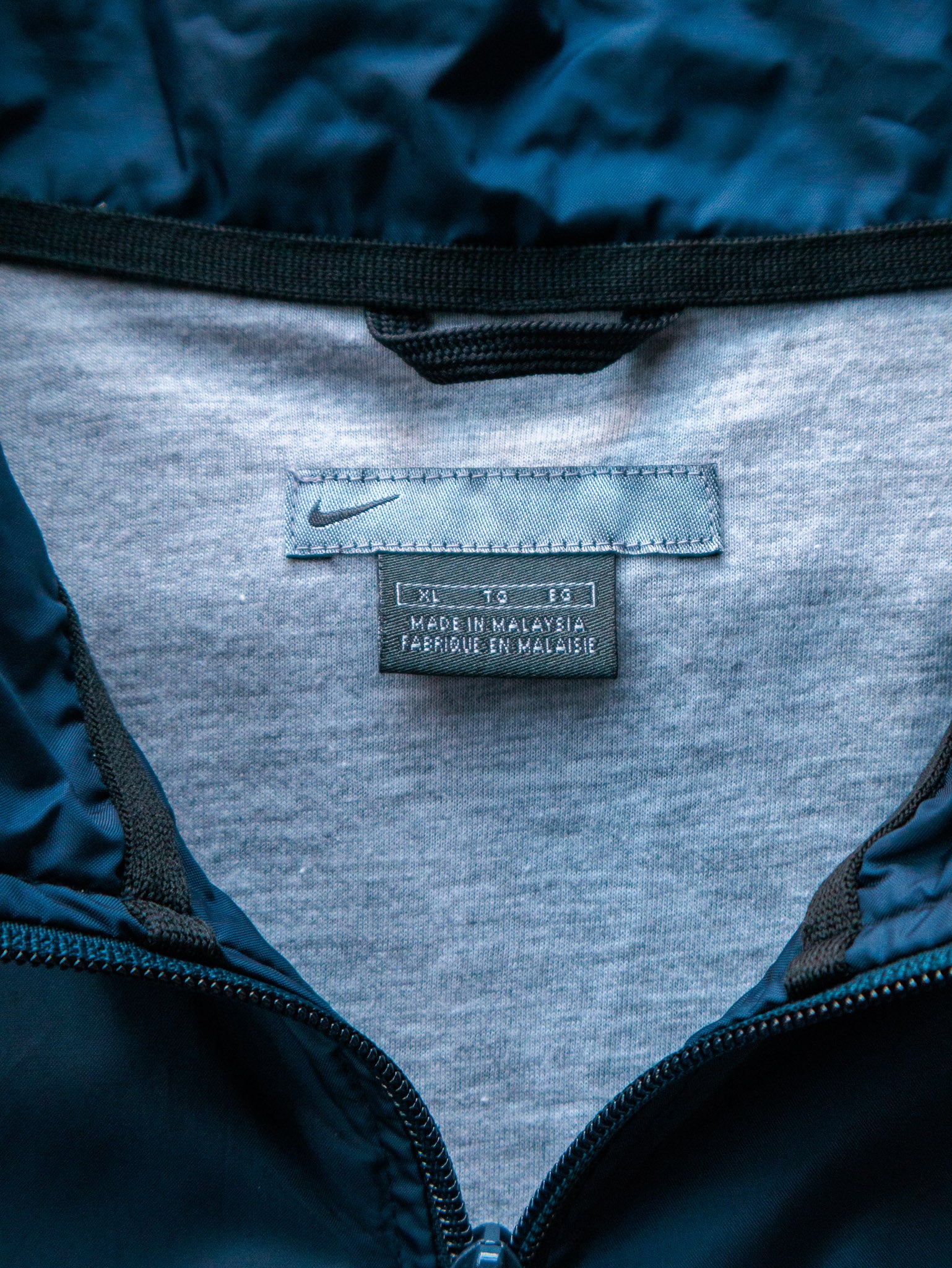 Vintage 00s Teal Nike Windbreaker Jacket (XL)