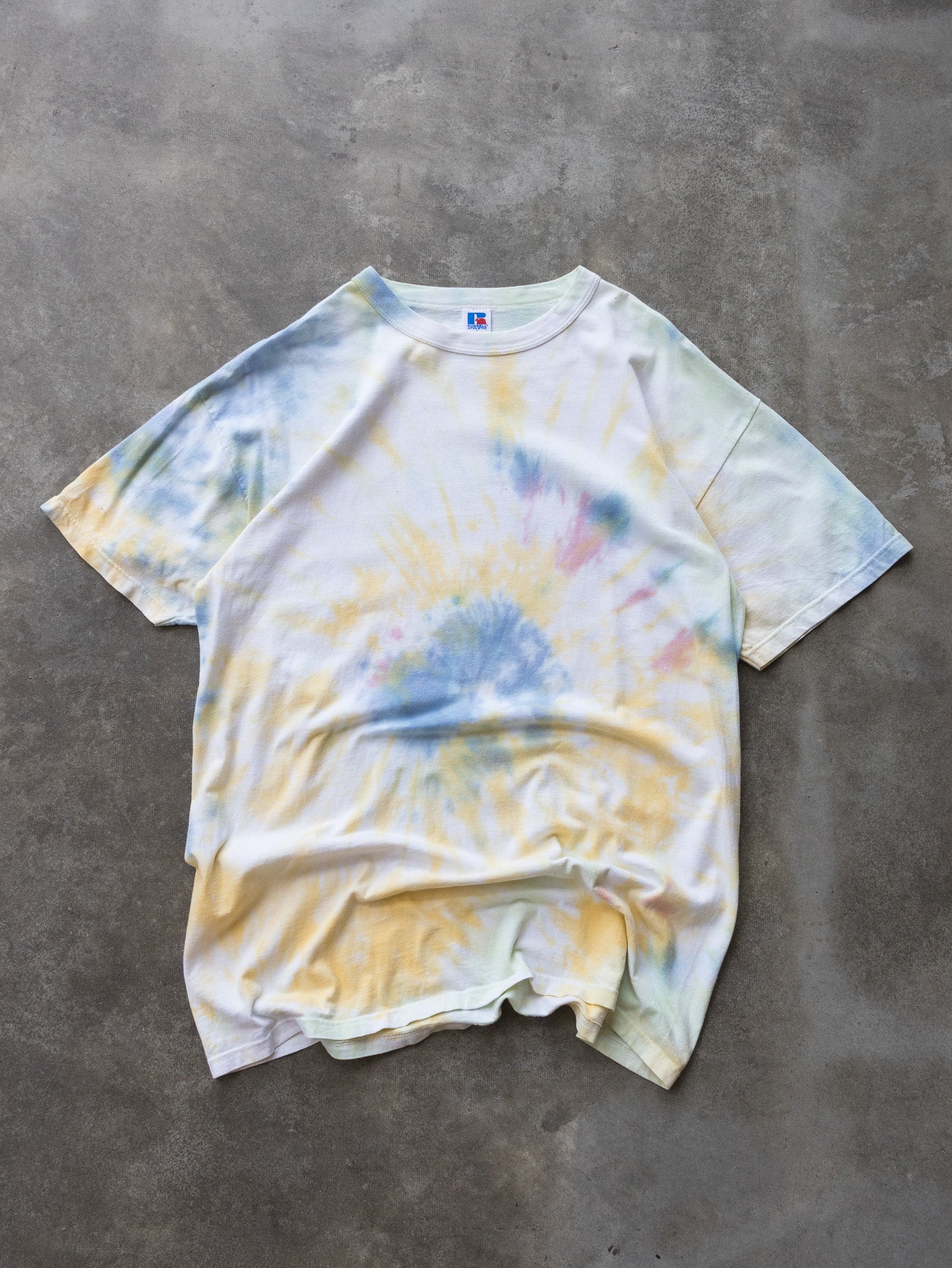 Vintage 90s Russell Athletic Tie Dye Tee (L)
