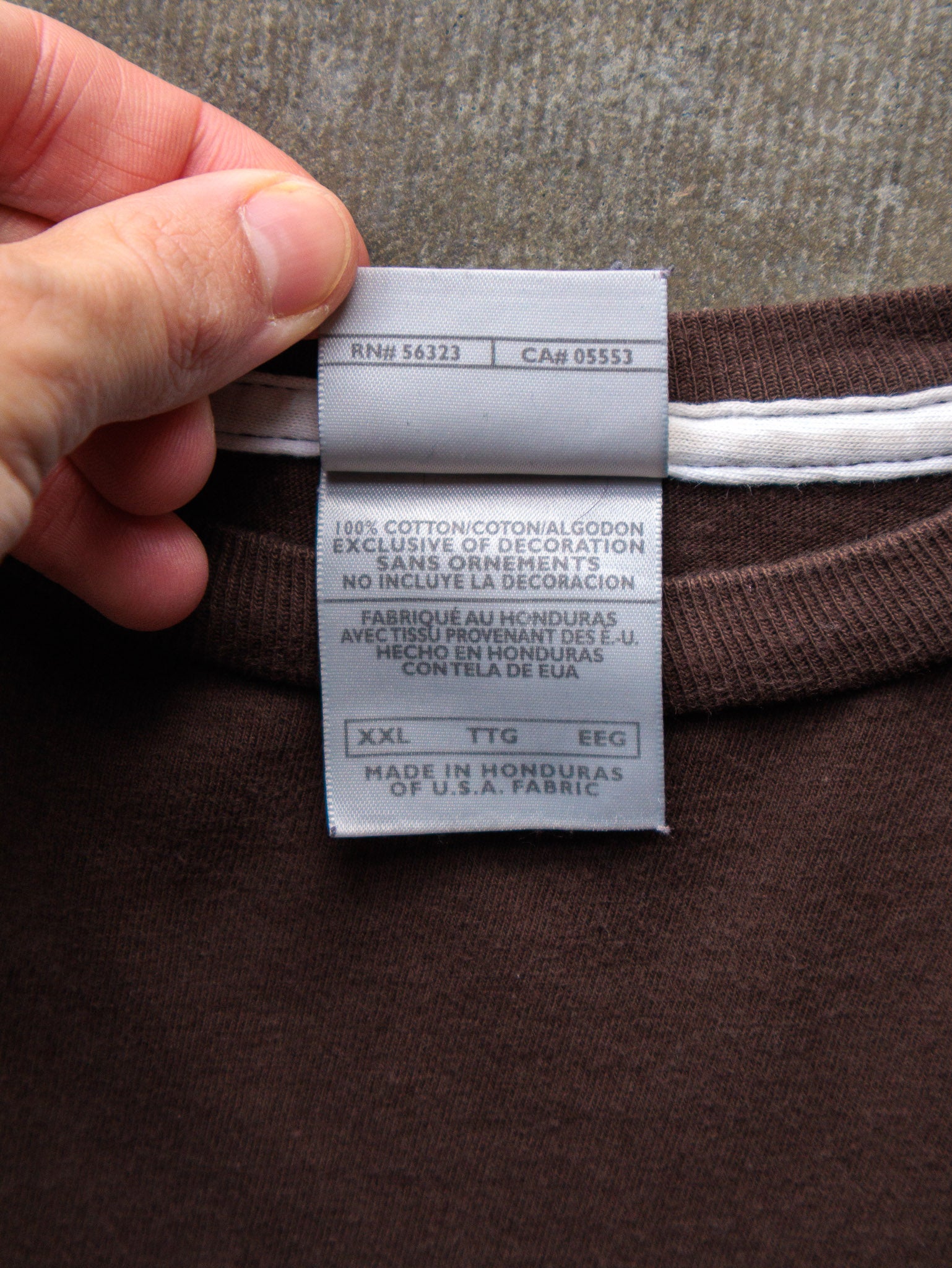 Vintage 00s Brown Nike Graphic Tee (2XL)
