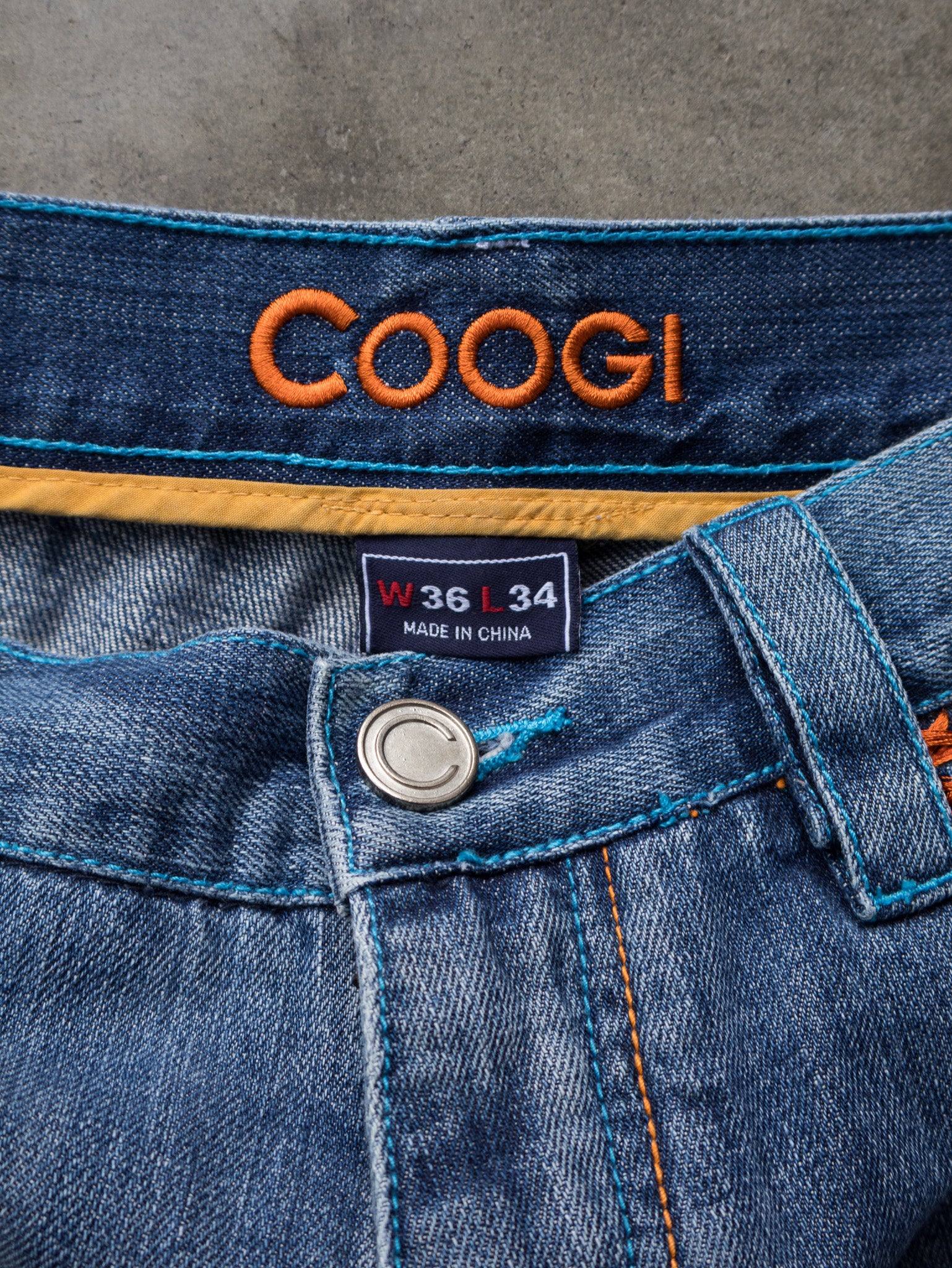 Vintage Blue Coogi Denim Jeans (W36)