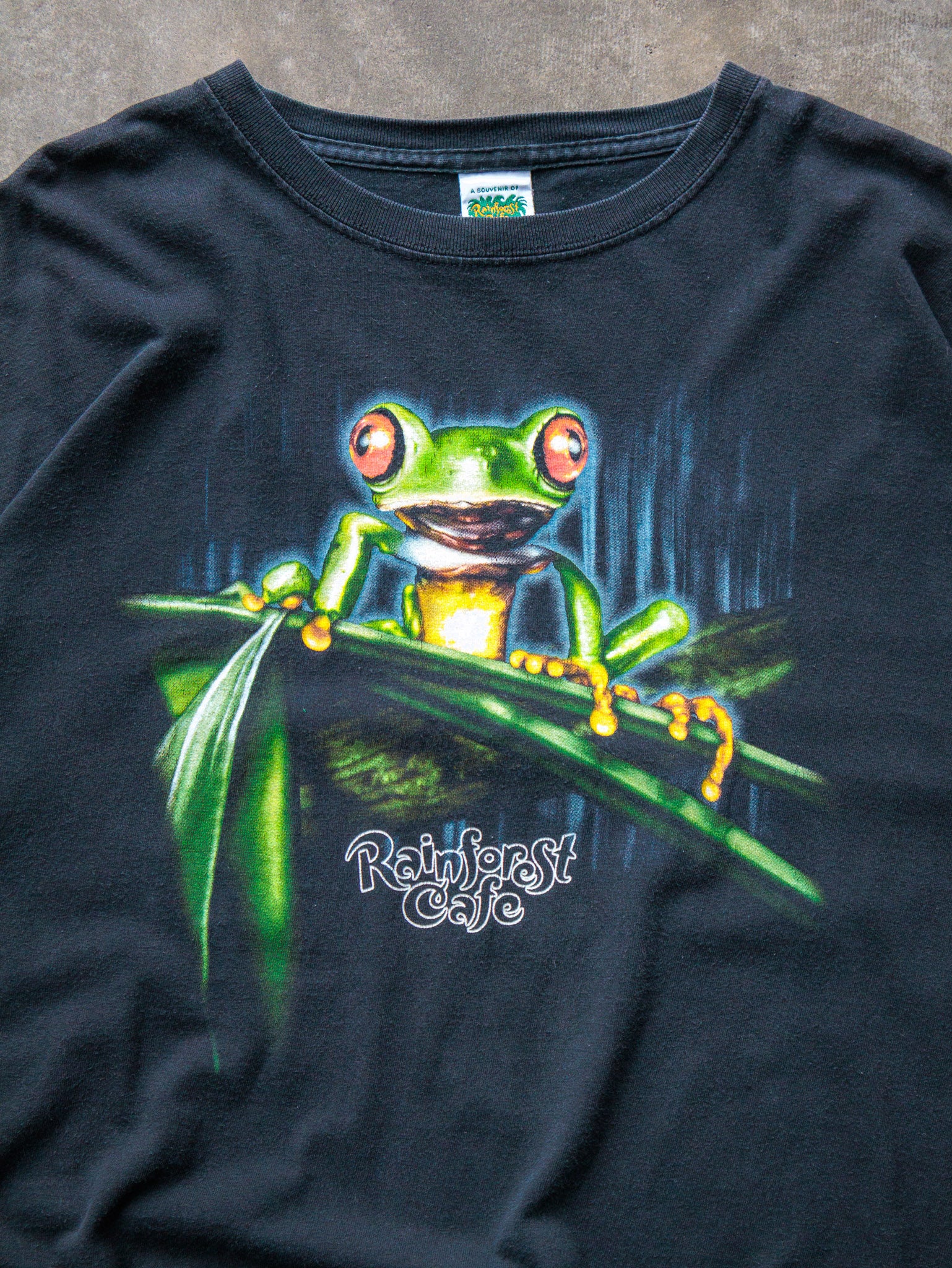 Vintage 90s Rainforest Cafe Frog Tee (XL)
