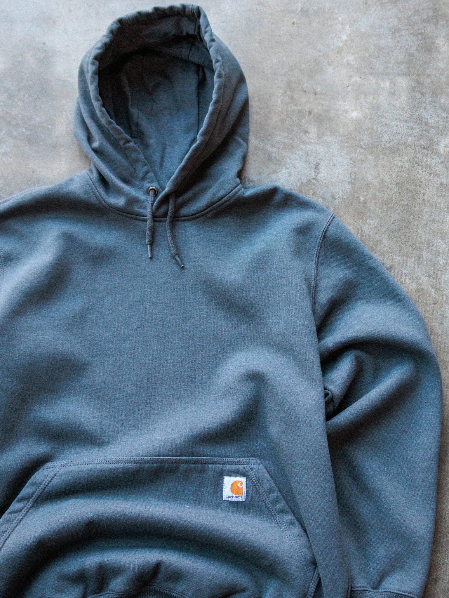 Vintage Grey Carhartt Rain Defender Hoodie (L)