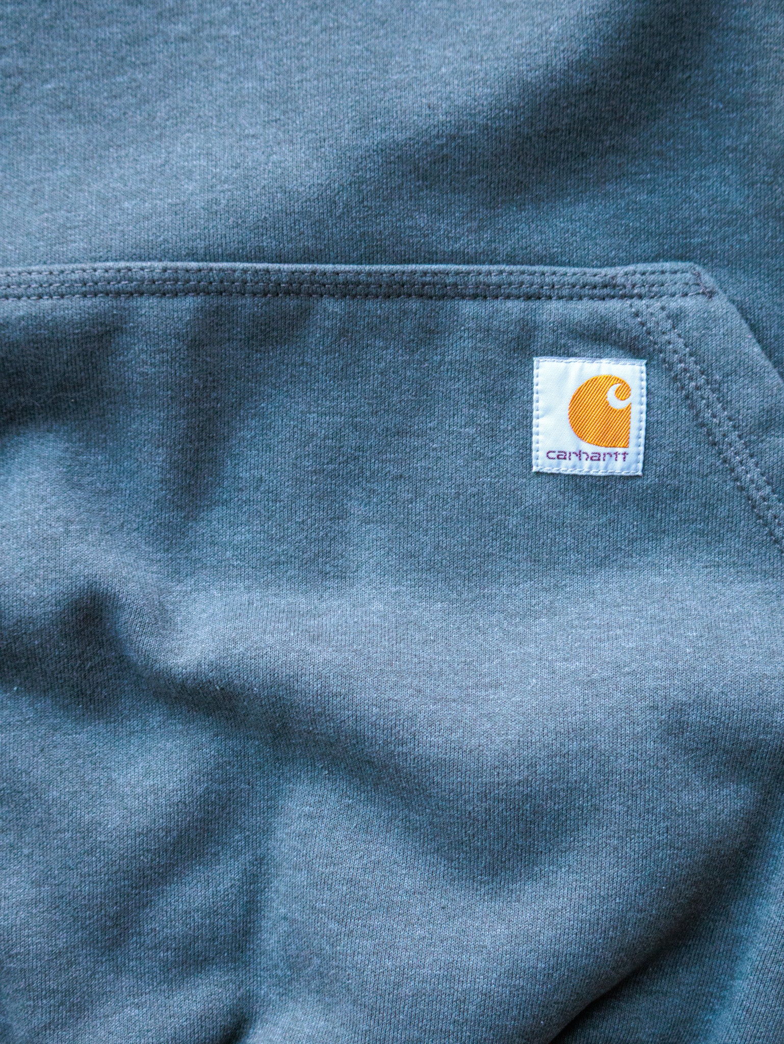 Vintage Grey Carhartt Rain Defender Hoodie (L)