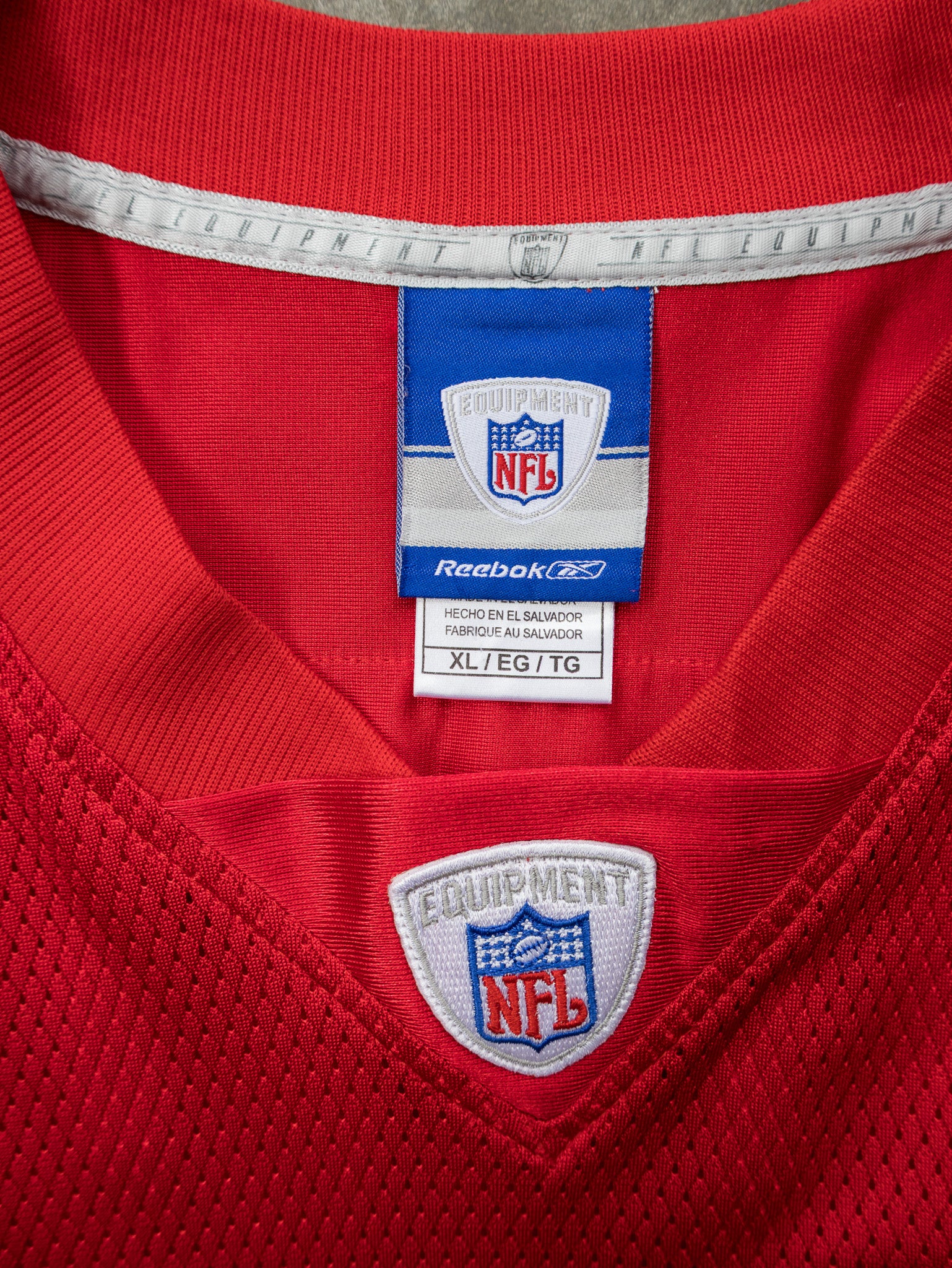 Vintage 00s Reebok L.Johnson Kansas City Chiefs NFL Jersey (XL)