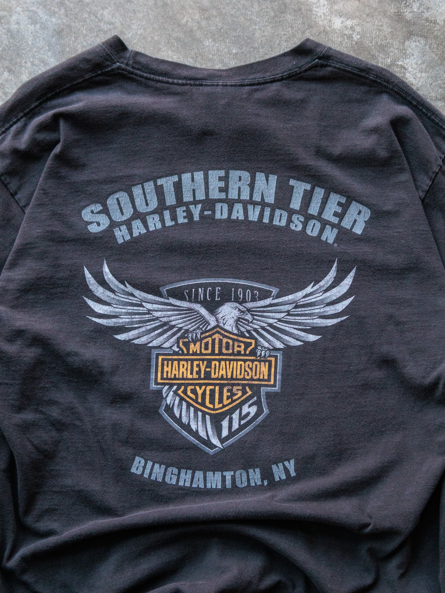 Black Harley-Davidson Binghamton NY 115th Anniversary Long Sleeve (L)