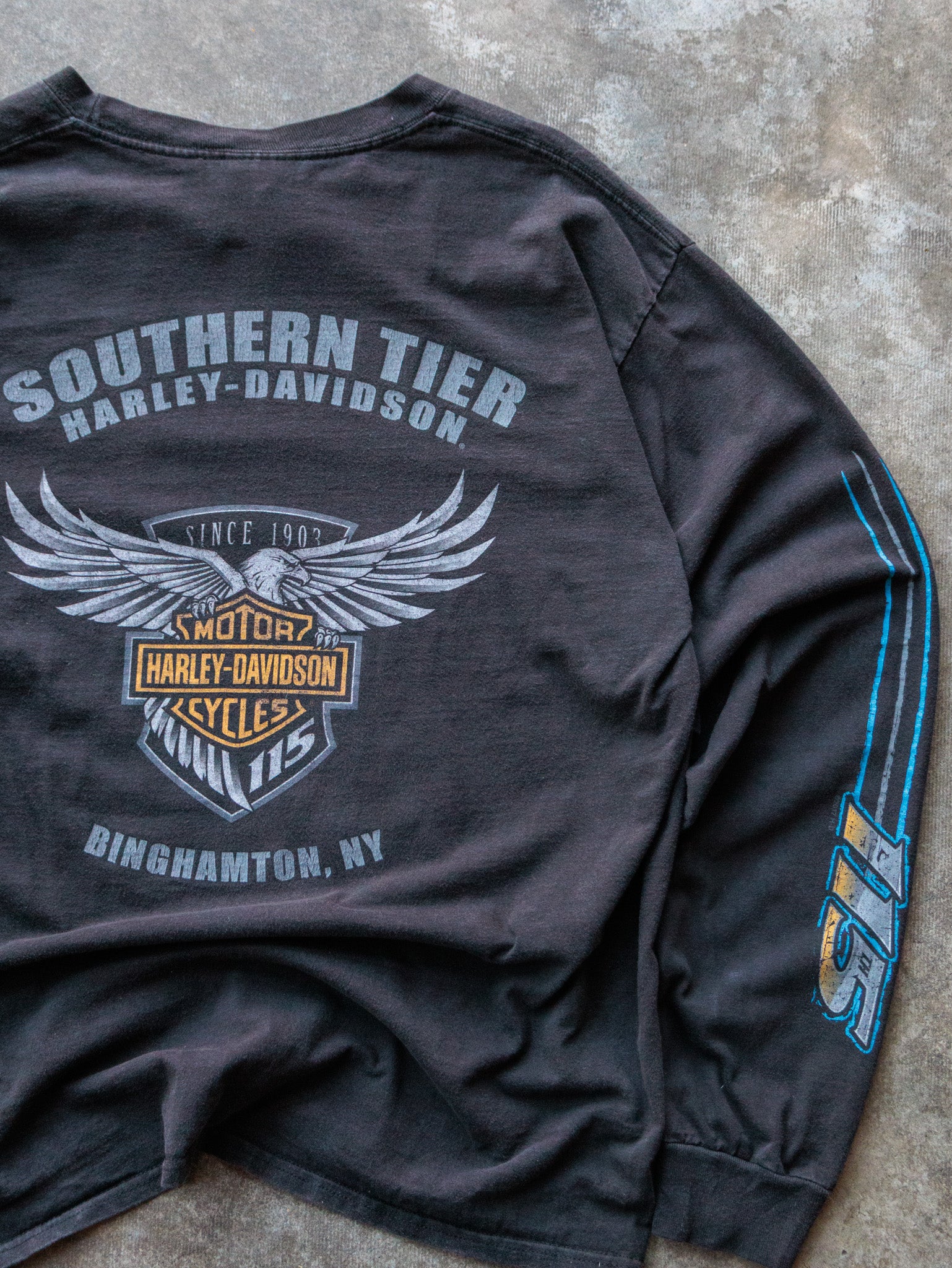Black Harley-Davidson Binghamton NY 115th Anniversary Long Sleeve (L)