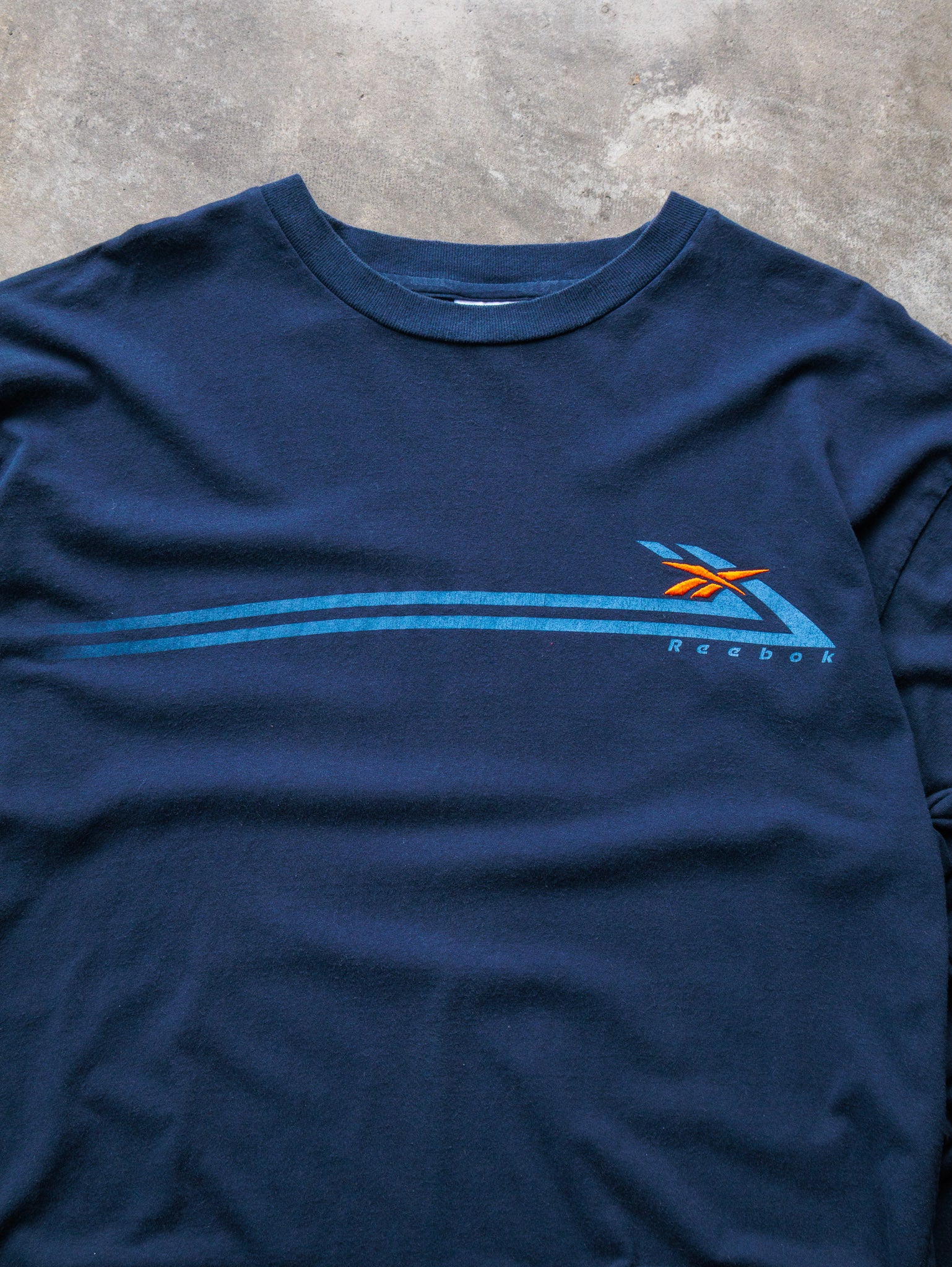 Vintage 90s Navy Reebok Long Sleeve (XL)