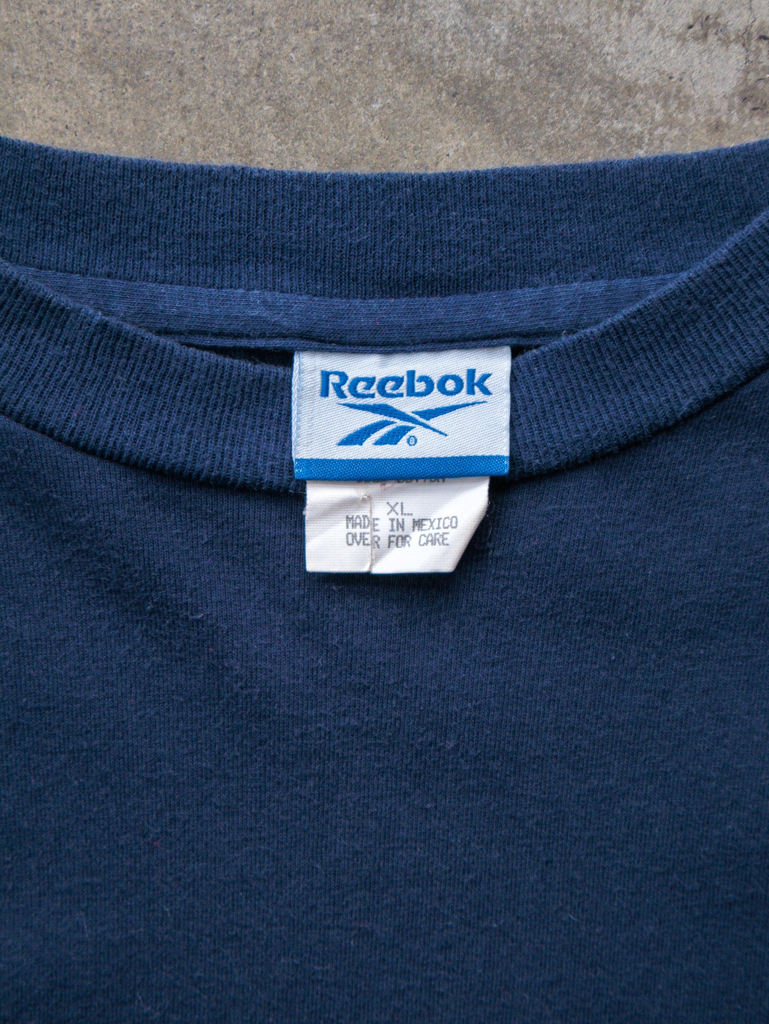 Vintage 90s Navy Reebok Long Sleeve (XL)