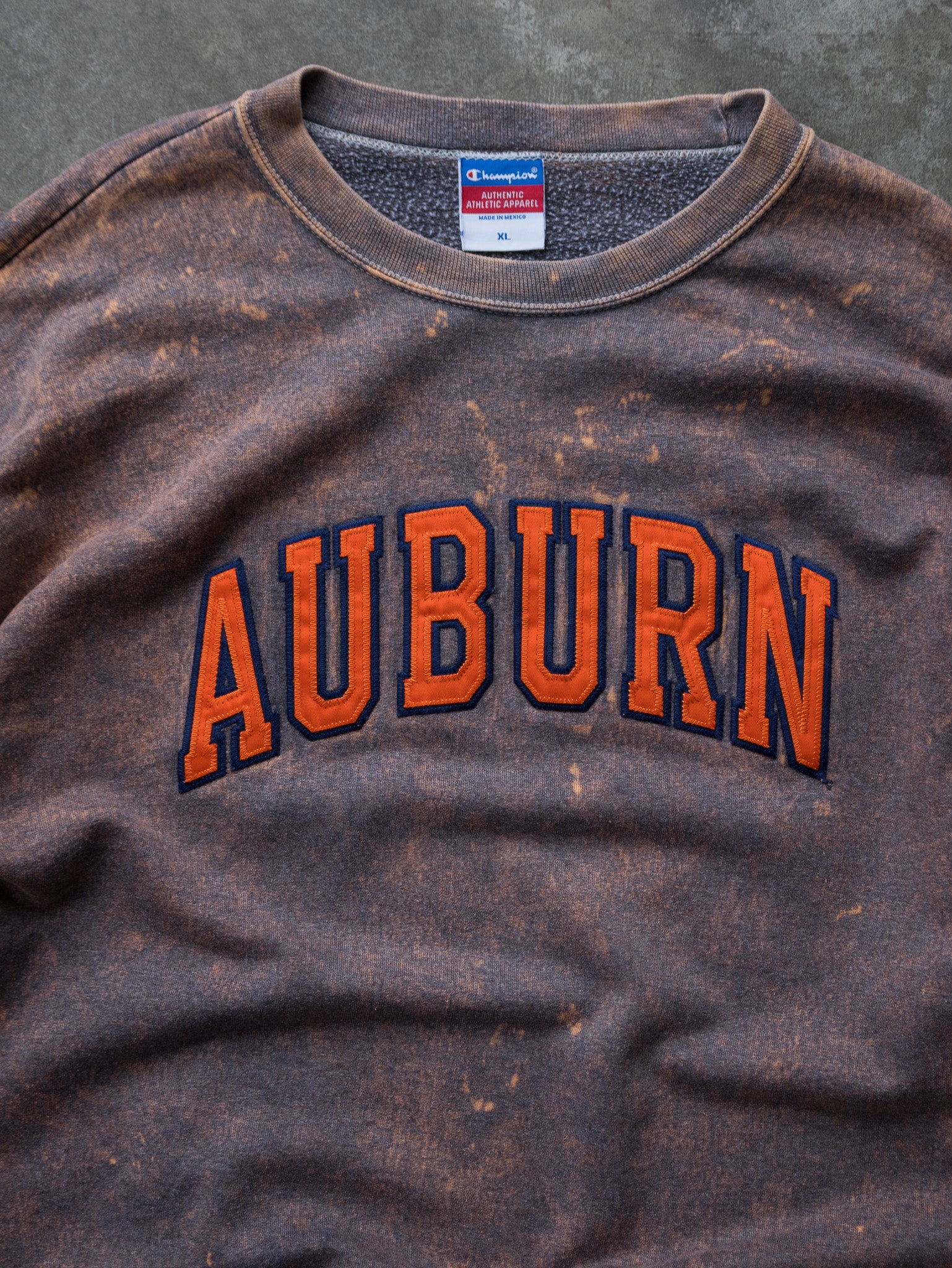 Vintage 90s Acid Wash Champion Auburn University Sweatshirt (XL)