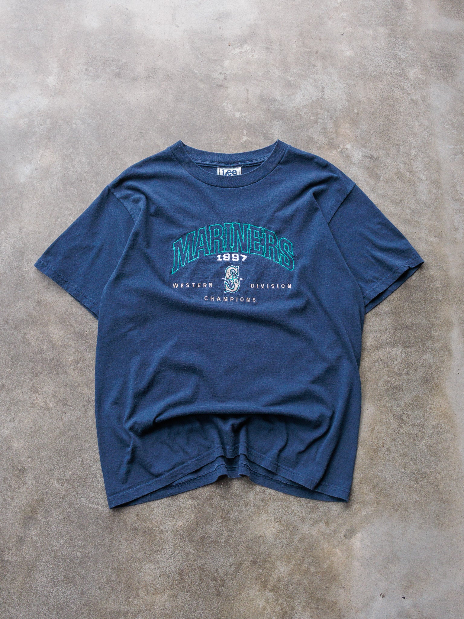 Vintage 1997 Navy Seattle Mariners Tee (L)