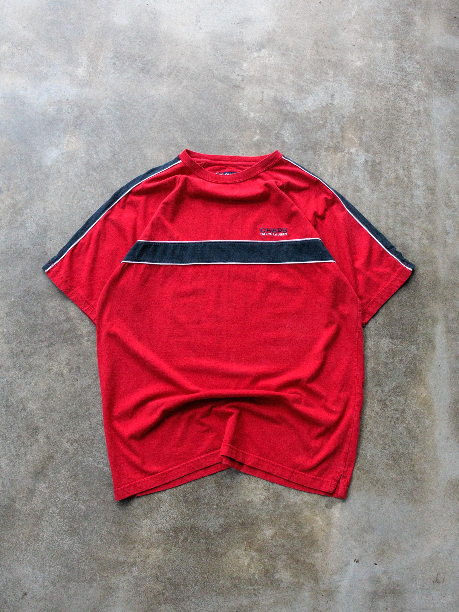 Vintage 90s Red Chaps Ralph Lauren Tee (M)