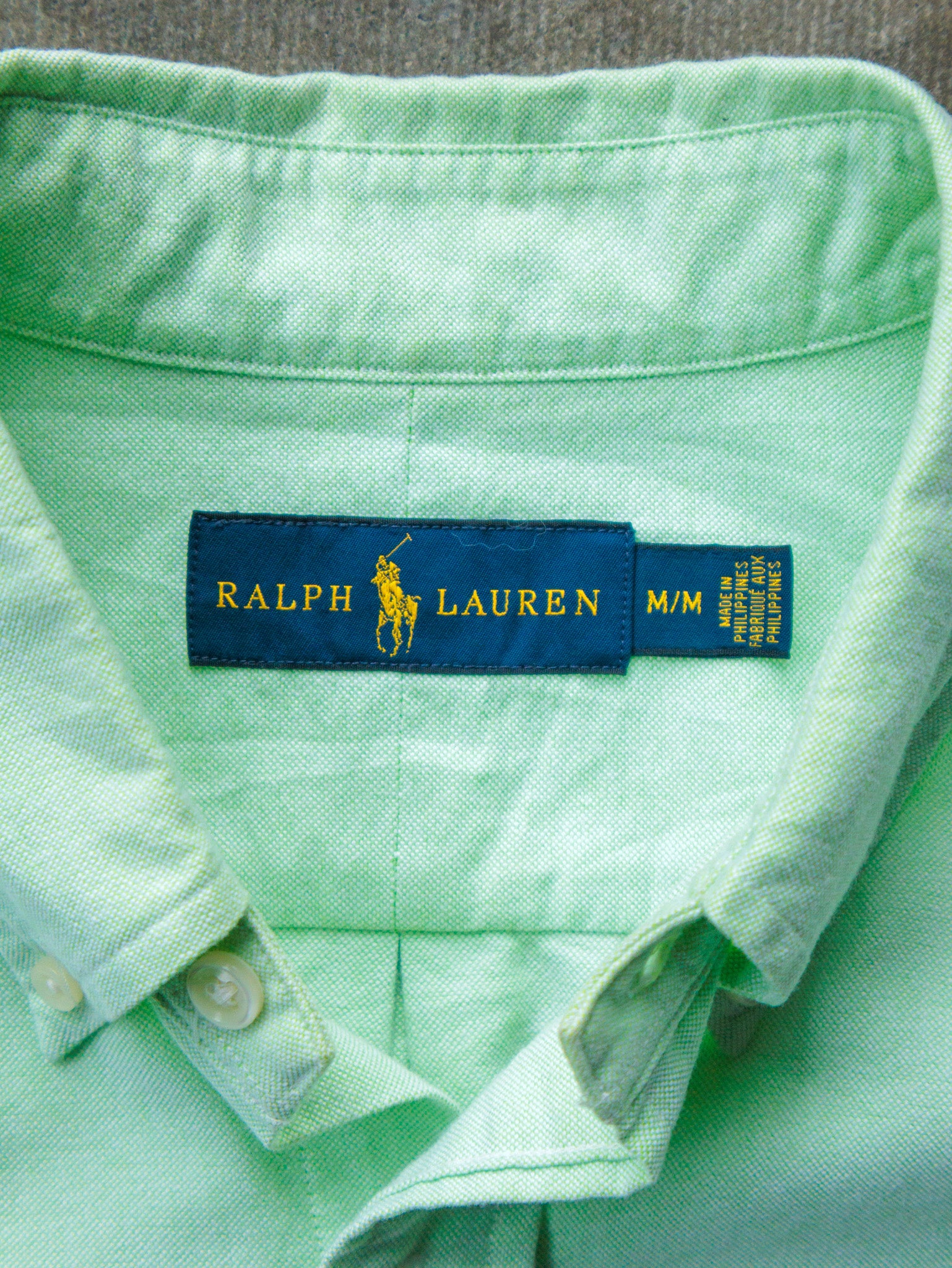 Vintage 90s Green Ralph Lauren Shirt (M)