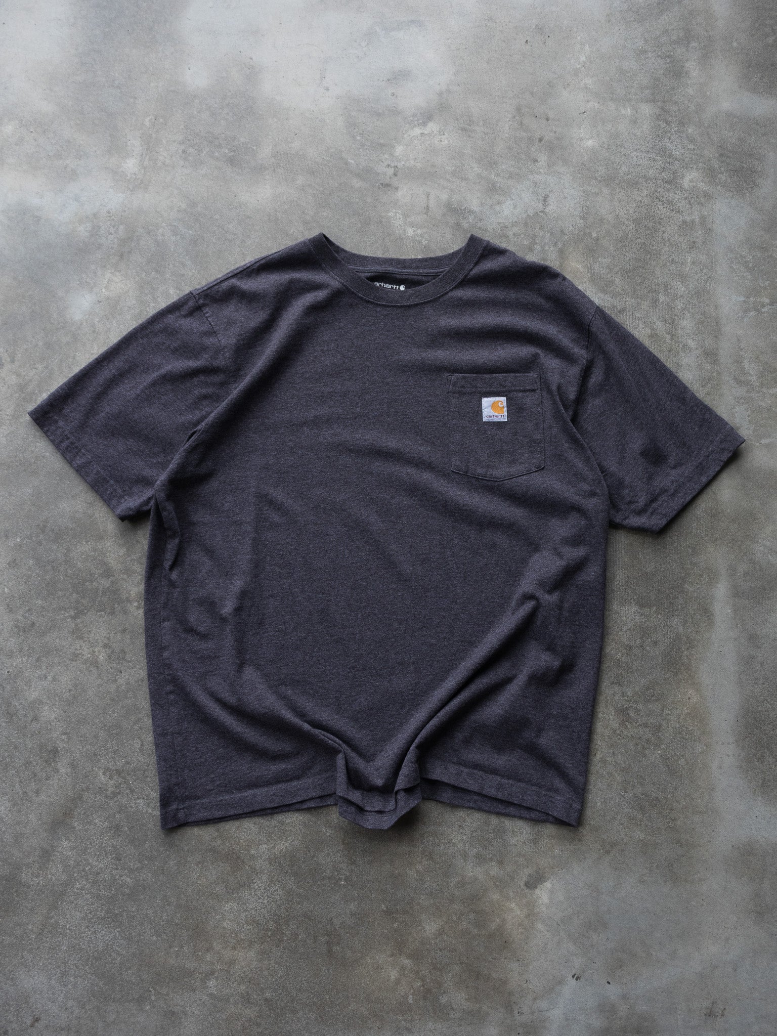Vintage Charcoal Carhartt Pocket Tee (XL)