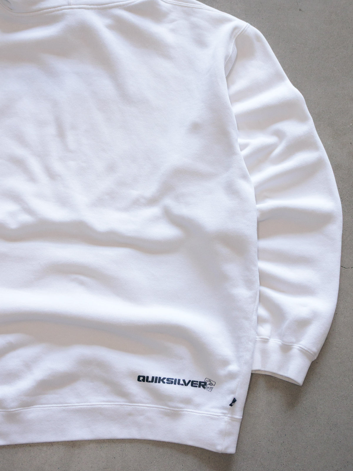 Vintage 00s White Quiksilver Hoodie (L)