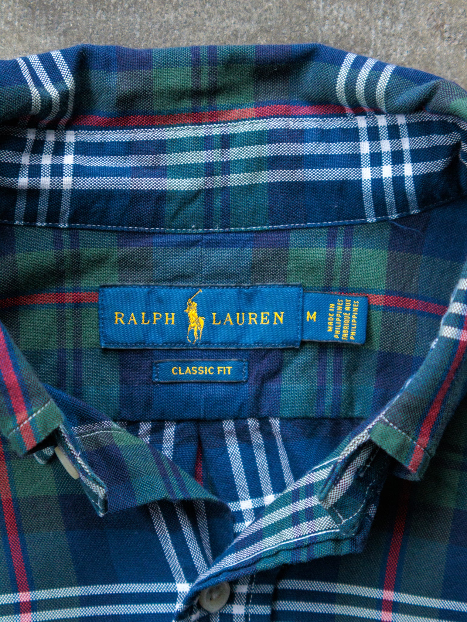 Vintage Plaid Ralph Lauren Shirt (M)