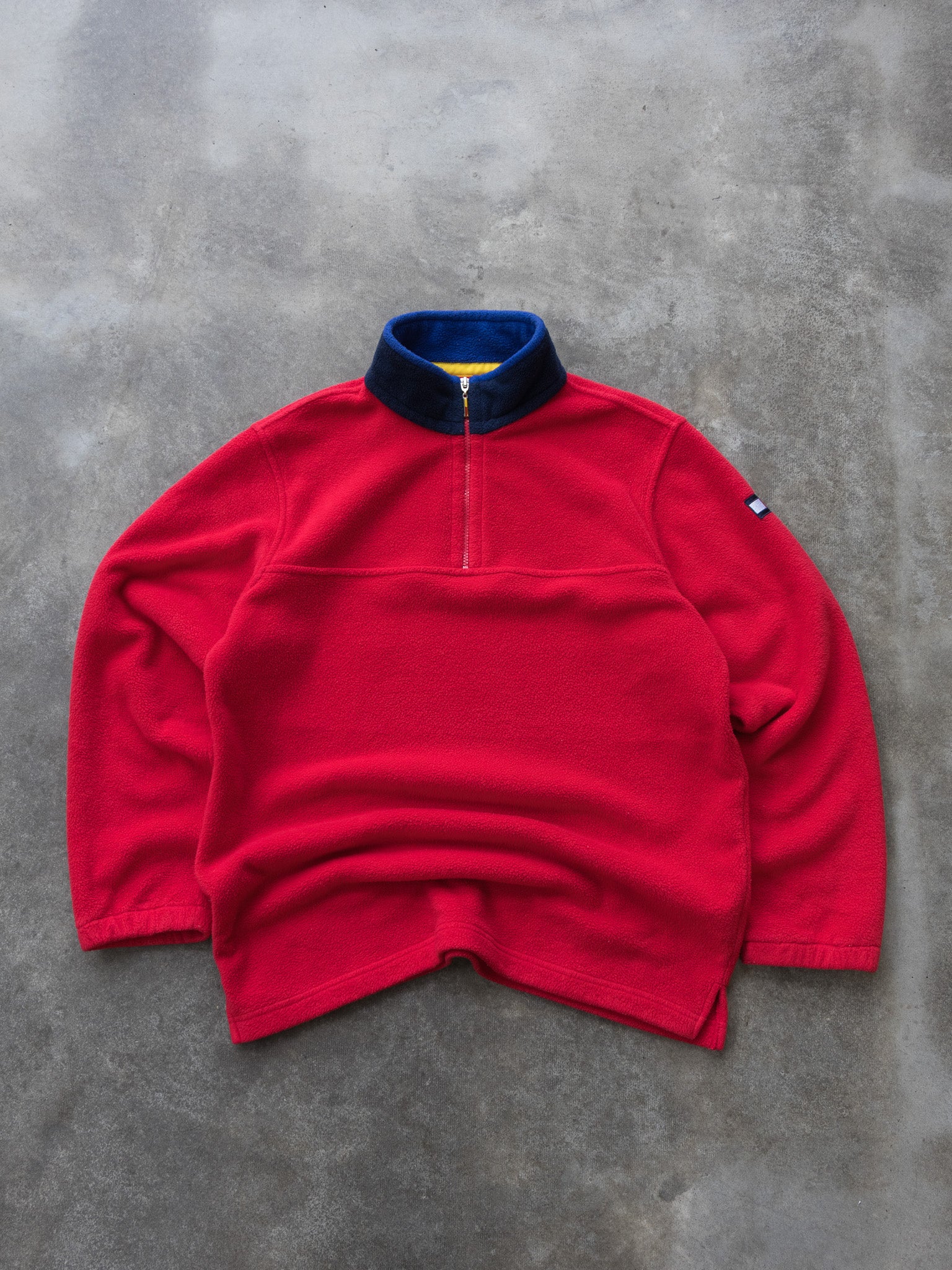 Vintage Red Tommy Hilfiger Fleece (M)