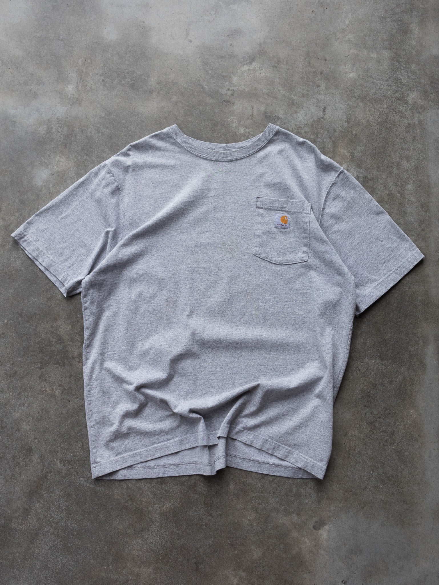 Vintage Grey Carhartt Pocket Tee (L)