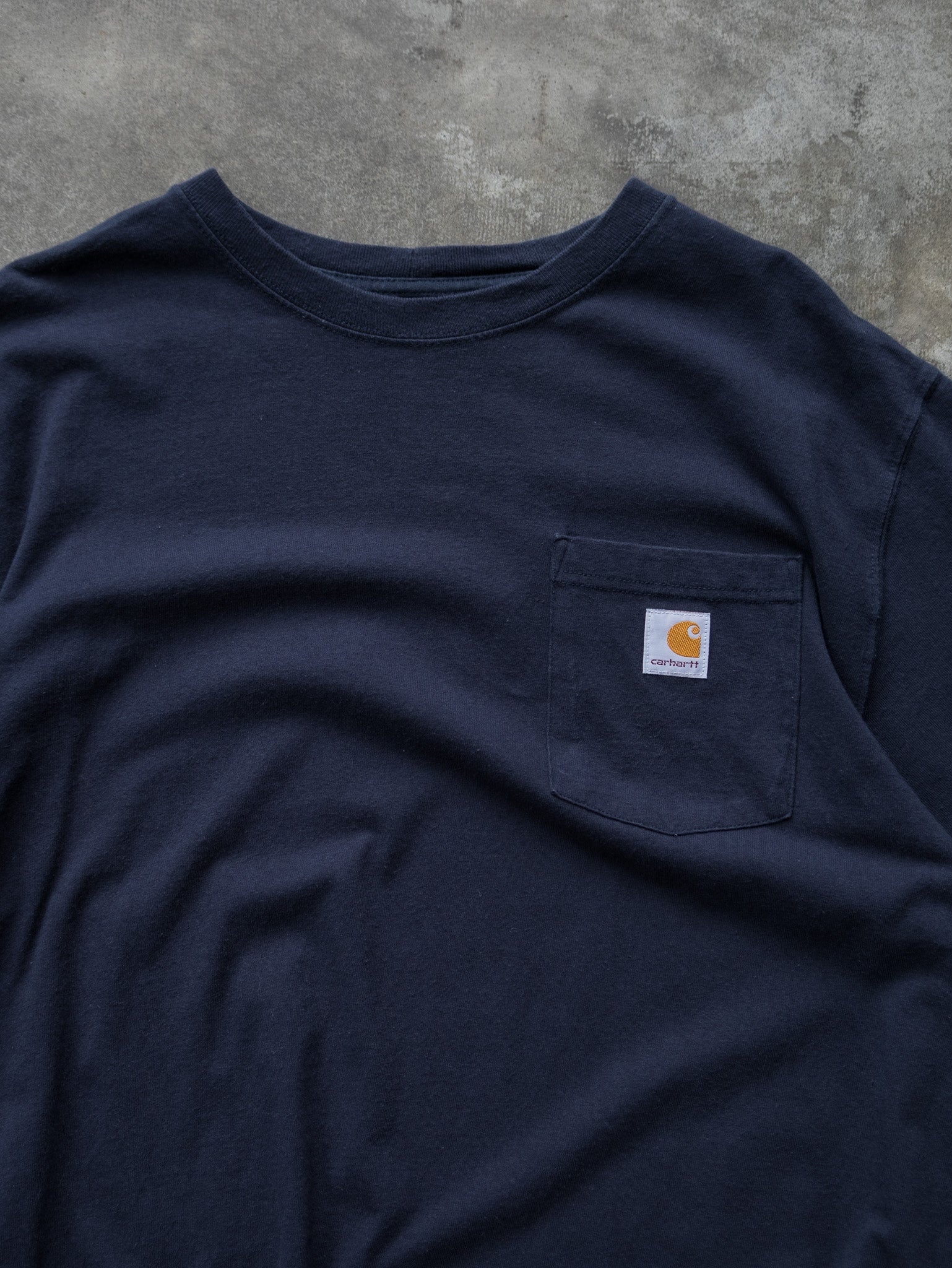 Vintage Navy Carhartt Pocket Tee (L)