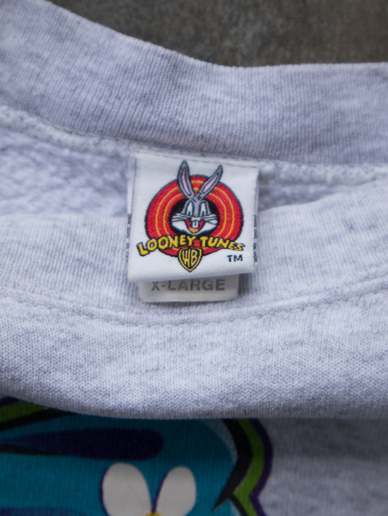 Vintage 90s Tweety Whatever Looney Tunes Sweatshirt (XL)