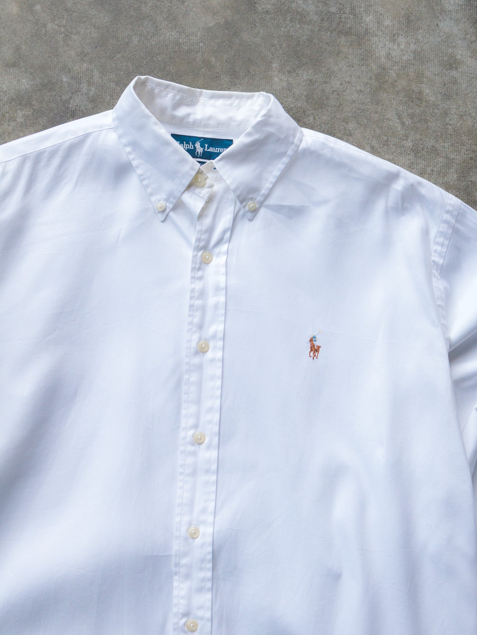 Vintage 90s White Ralph Lauren Shirt (L)