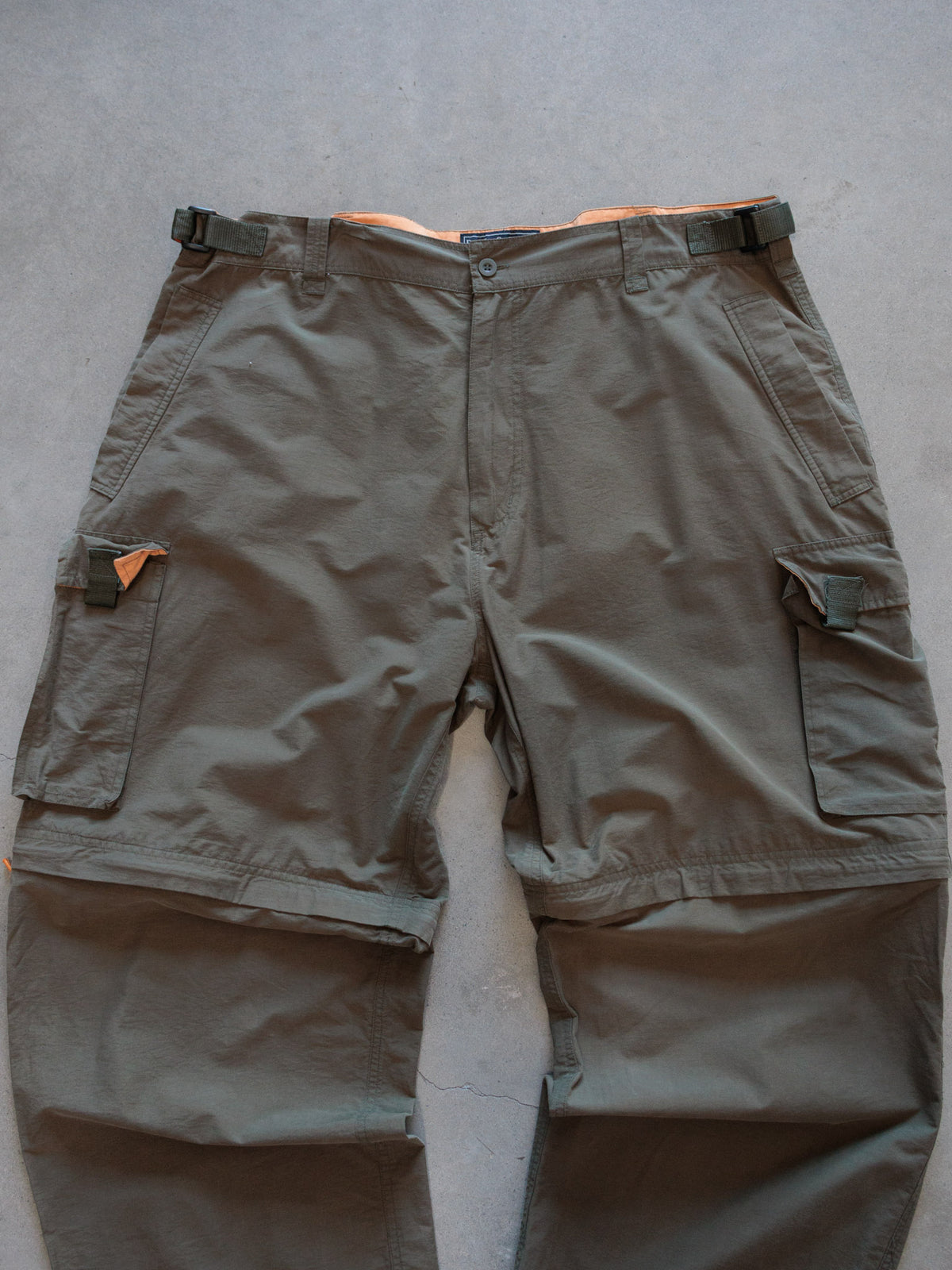 Vintage 00s Green DownEast Outfitters Convertible Cargo Pants (XL)