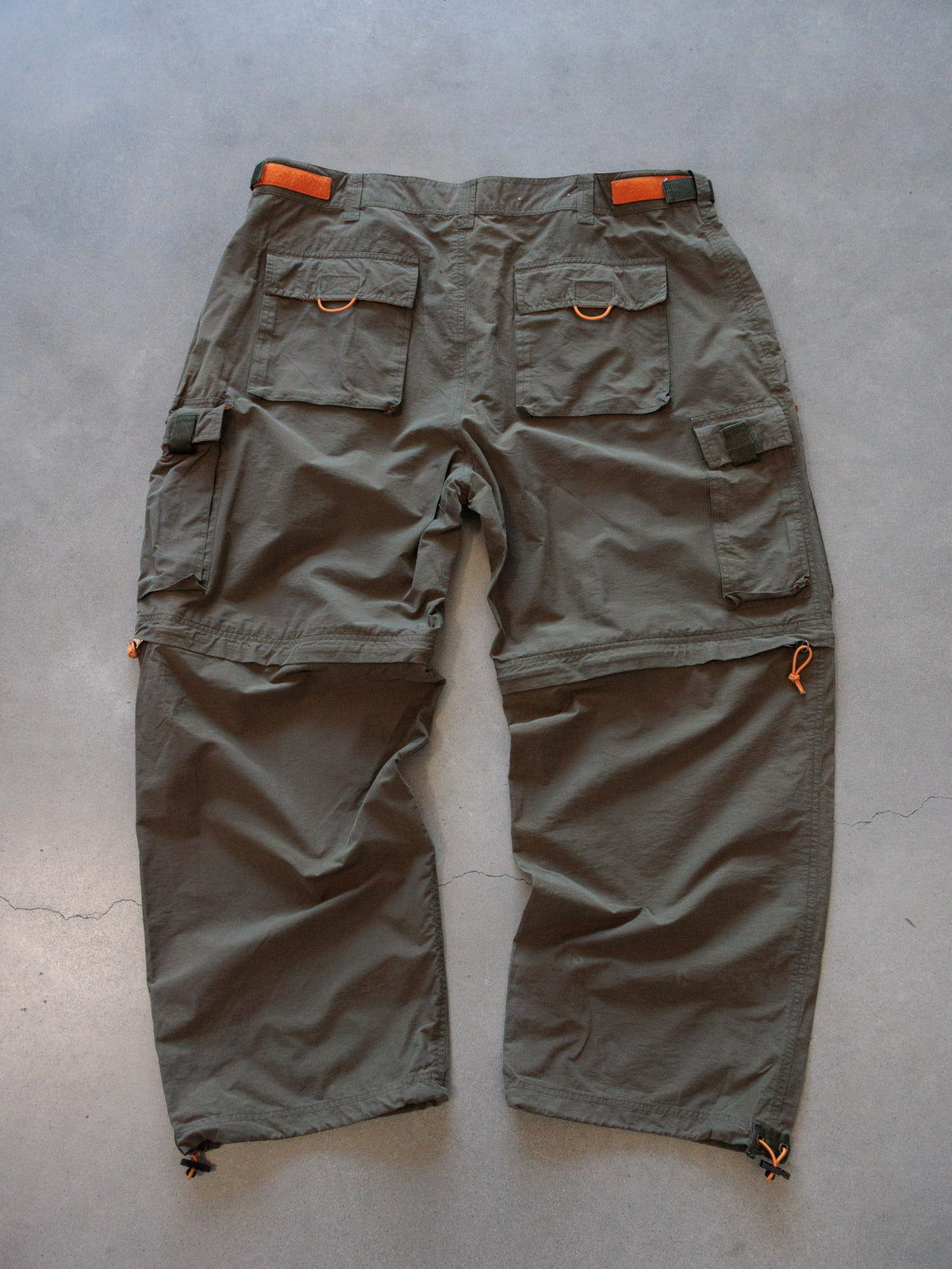 Vintage 00s Green DownEast Outfitters Convertible Cargo Pants (XL)
