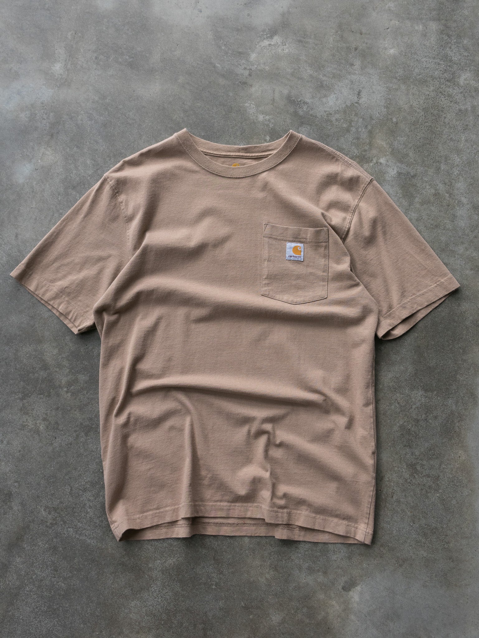 Vintage Tan Carhartt Pocket Tee (M)