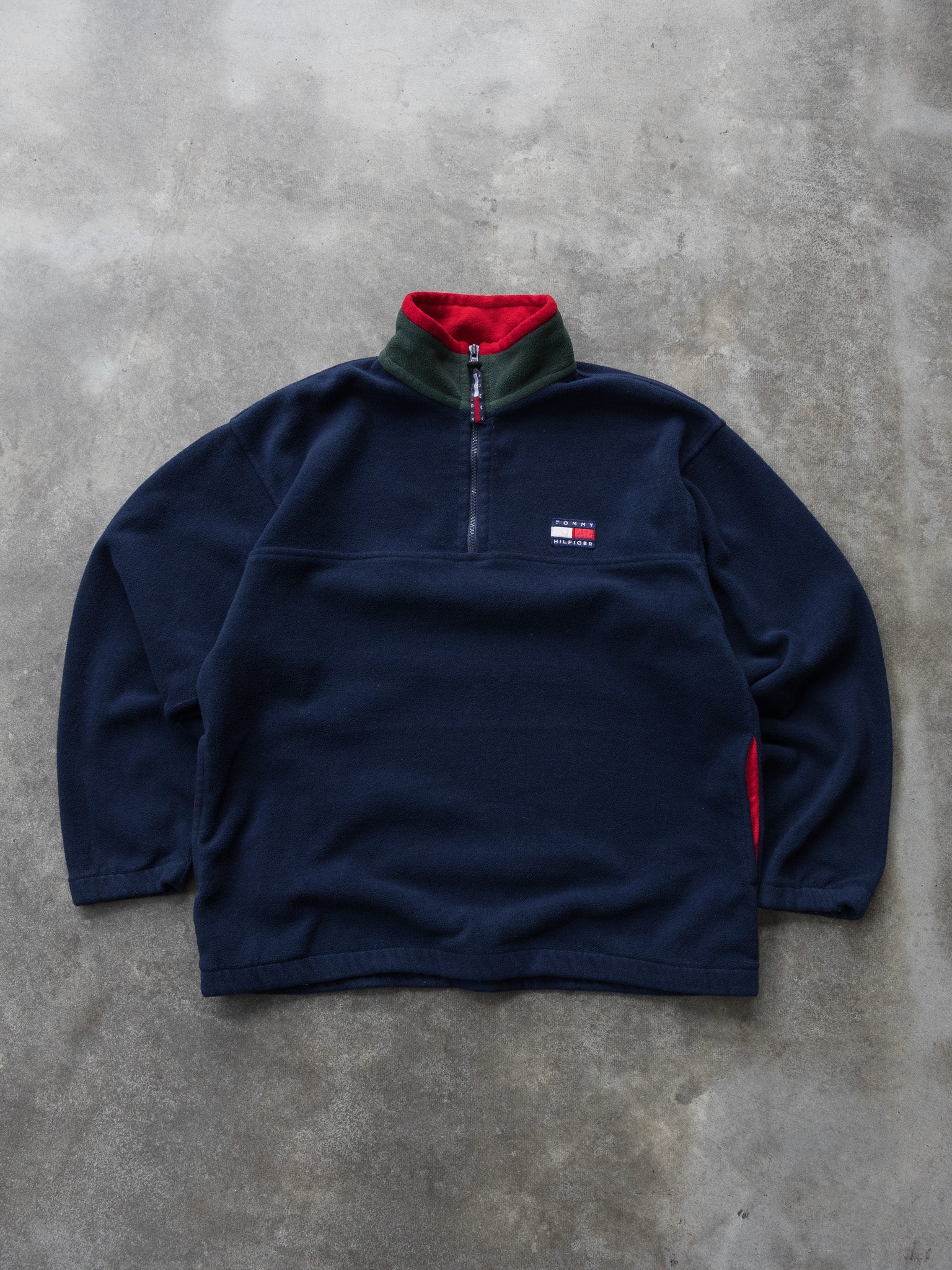 Vintage Navy Tommy Hilfiger Fleece (S)